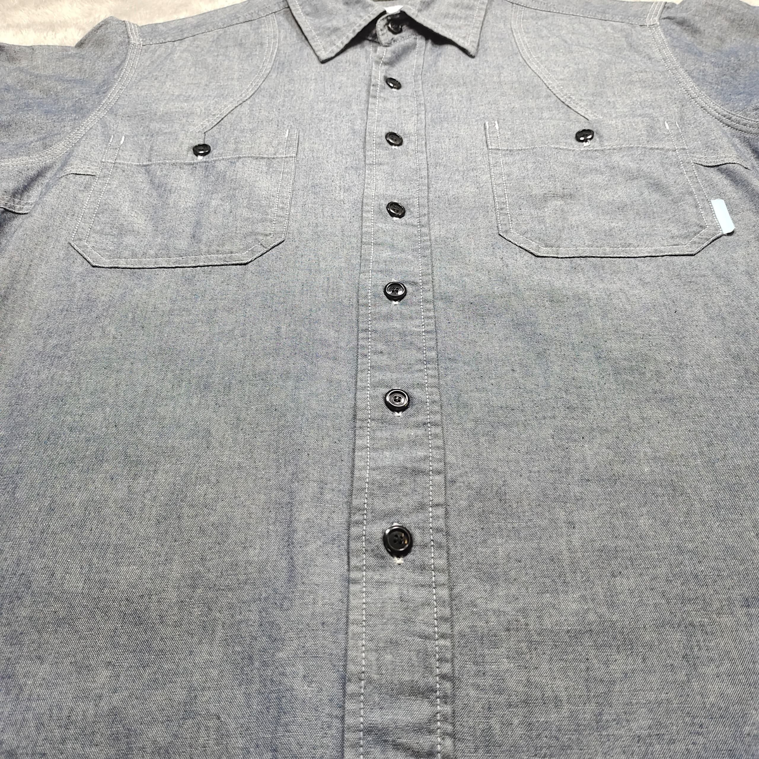 Japanese Brand NEIGHBORHOOD CHAMBRAY BUTTON UP LONG SLEEVE SHIRT Size S / US 4 / IT 40 - 5 Thumbnail