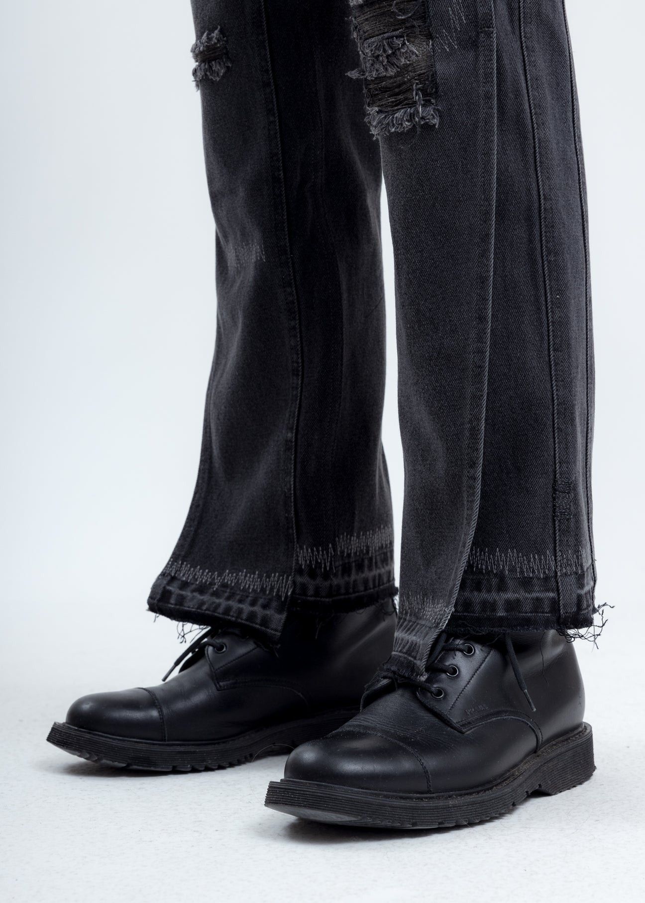 Y/Project C2H4 Distressed Layered Jeans 1 / 100 Rare Special Edition Size US 28 / EU 44 - 3 Thumbnail