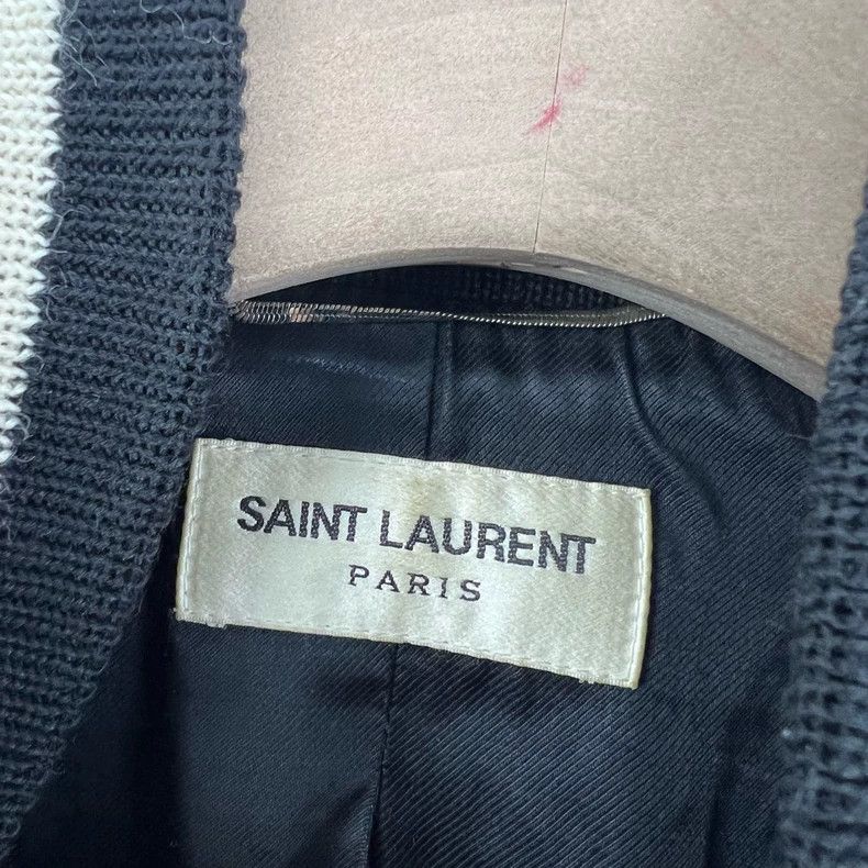 Saint Laurent Paris Saint Laurent Black and white split leather Teddy jacket 25 Size US L / EU 52-54 / 3 - 4 Thumbnail