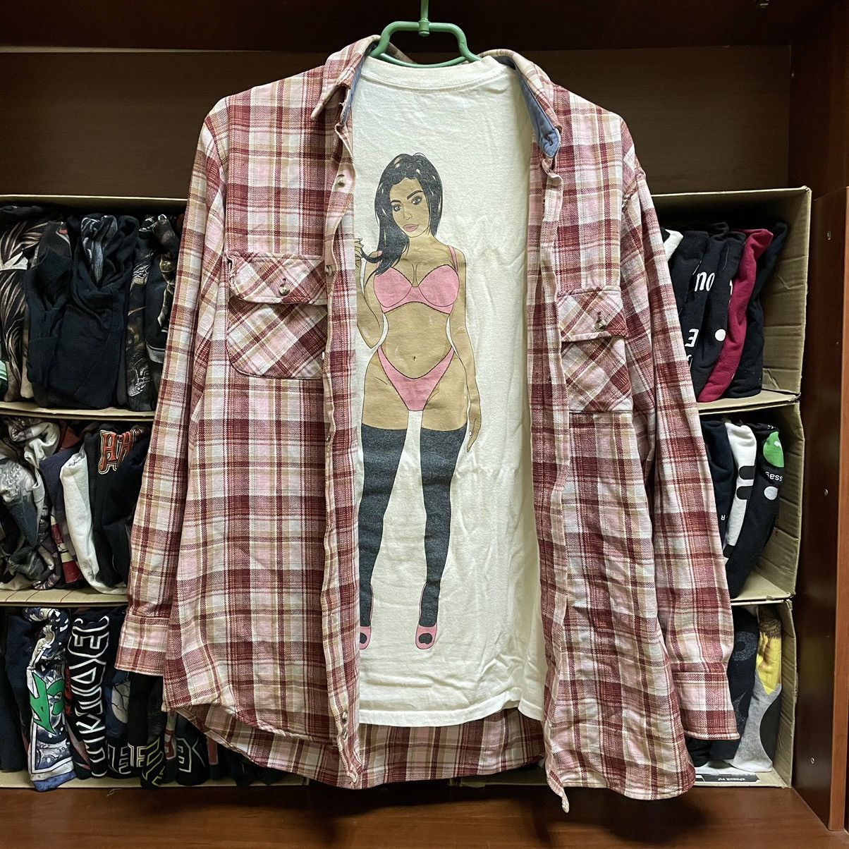 Vintage Vintage Y2K Graphic Tee Layering Set Grunge Skater Tapered M Size US M / EU 48-50 / 2 - 1 Thumbnail