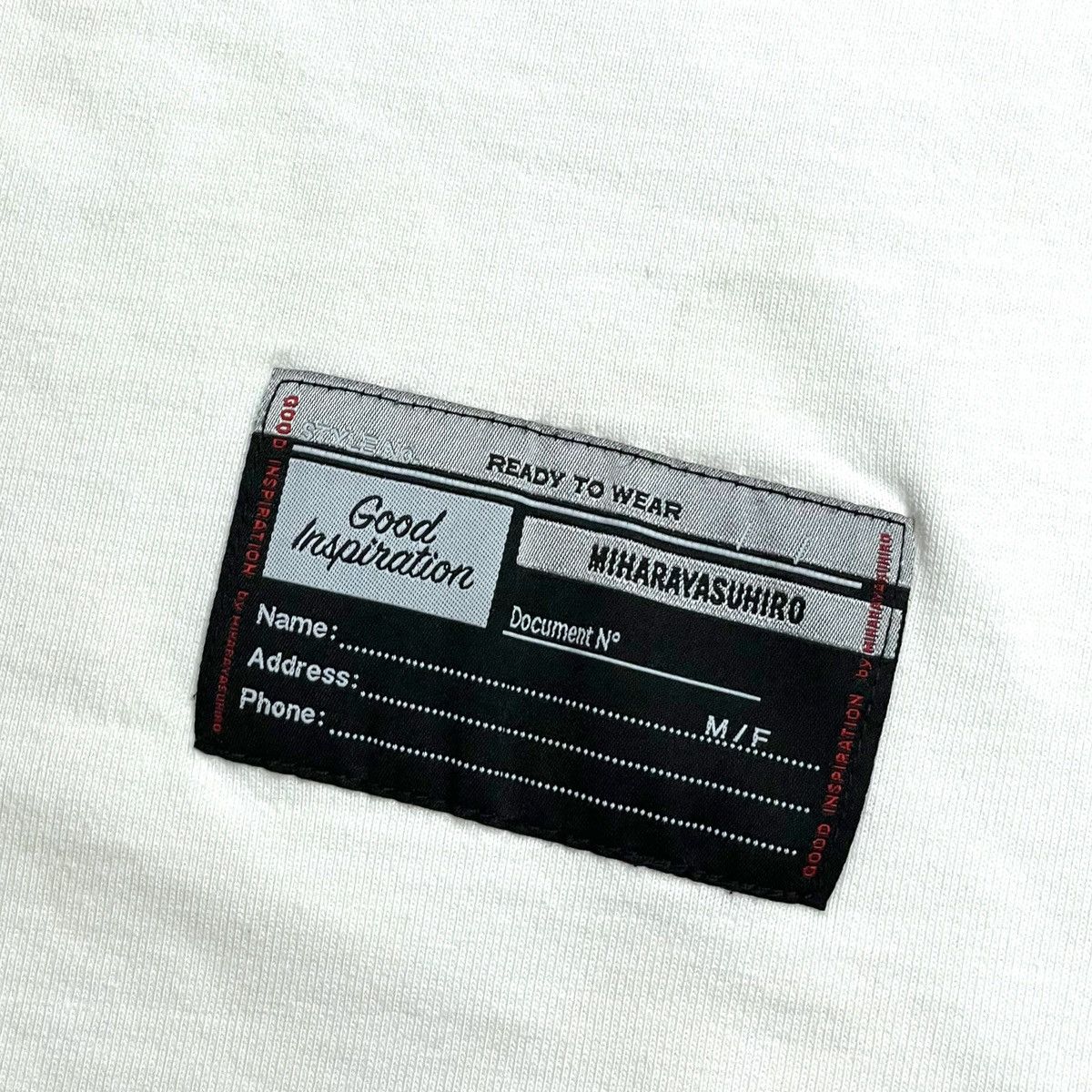 GU × Maison MIHARA YASUHIRO GU & MIHARA YASUHIRO collaborate "Good Inspiration" Tee Size US XL / EU 56 / 4 - 7 Thumbnail
