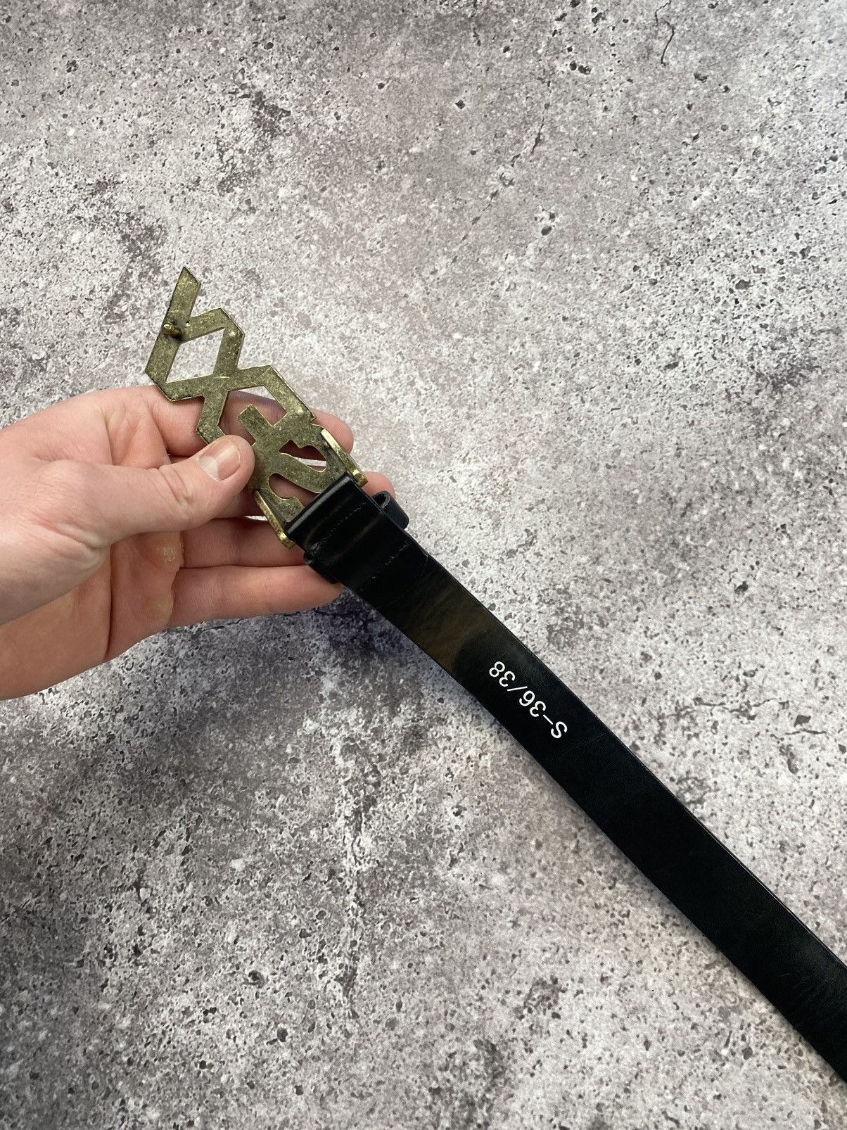 Japanese Brand Vintage Y2K SEXY Belt black Dolce Gabbana style Size ONE SIZE - 4 Thumbnail