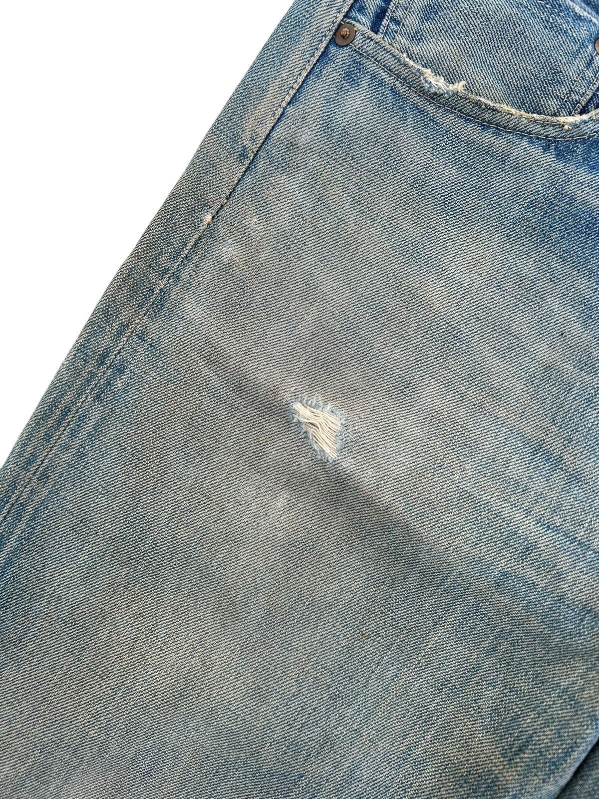 Kapital Vintage Levis Big E Selvedge Distressed Denim Jeans Size US 32 / EU 48 - 5 Thumbnail