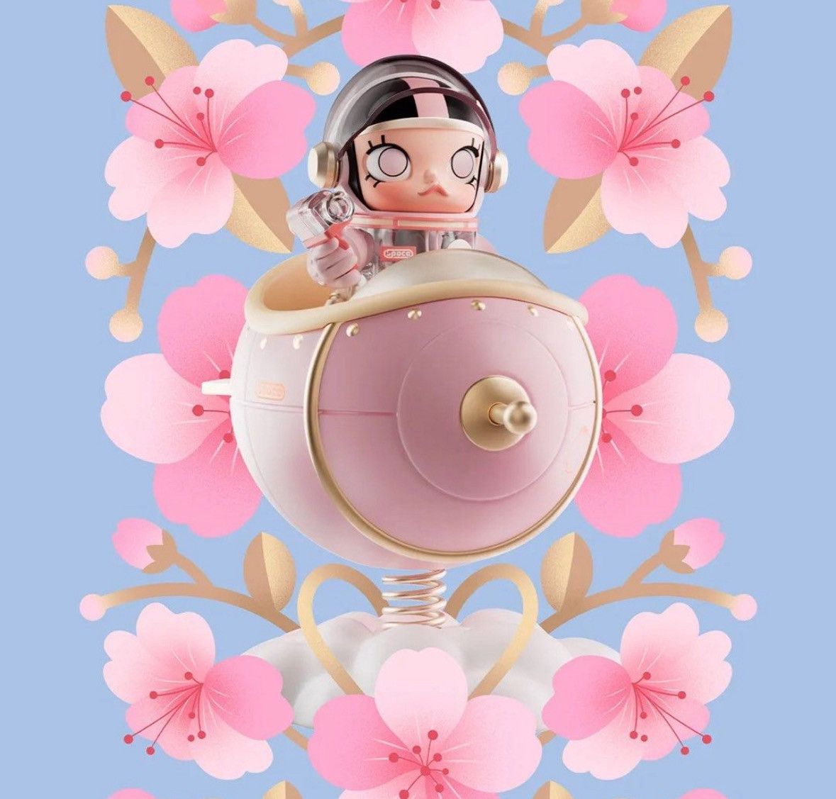 Popmart Sakura Mega Space Molly