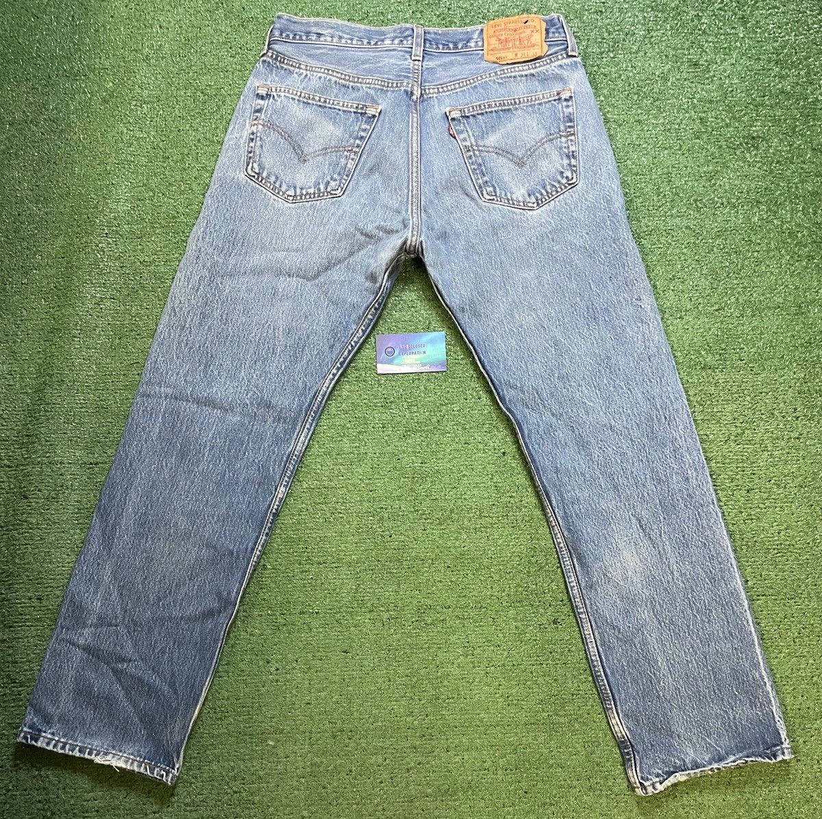 Levi's Vintage 1990s Levi 501XX light wash made in USA jeans Size US 34 / EU 50 - 2 Thumbnail