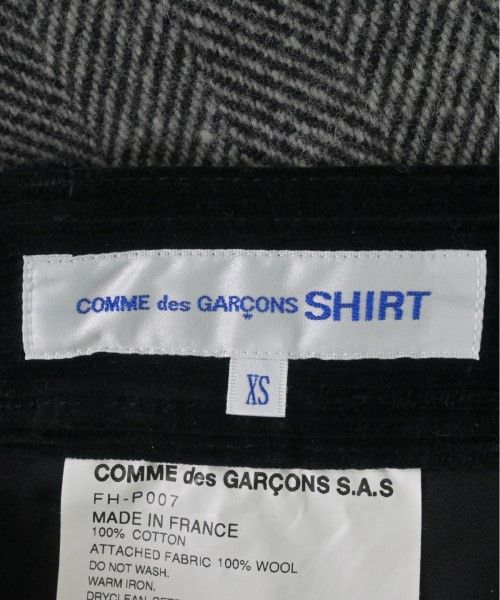 Comme des Garcons SHIRT Cropped Pants Patchwork Chino Cotton Black Size US 34 / EU 50 - 3 Thumbnail