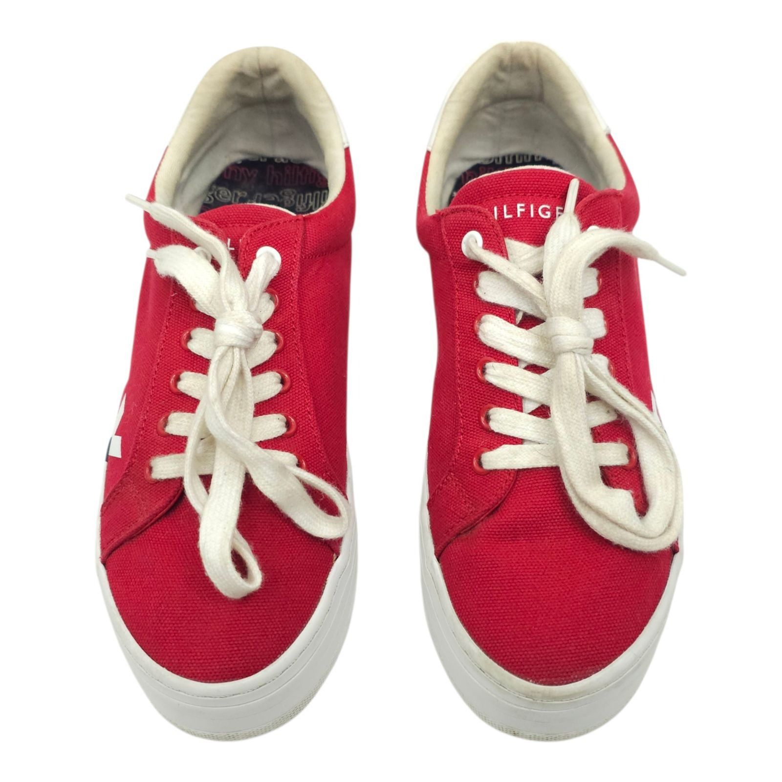 Tommy Hilfiger Tommy Hilfiger Platform Sneakers 8 M Canvas Chunky Y2K Size US 8 / IT 38 - 6 Thumbnail