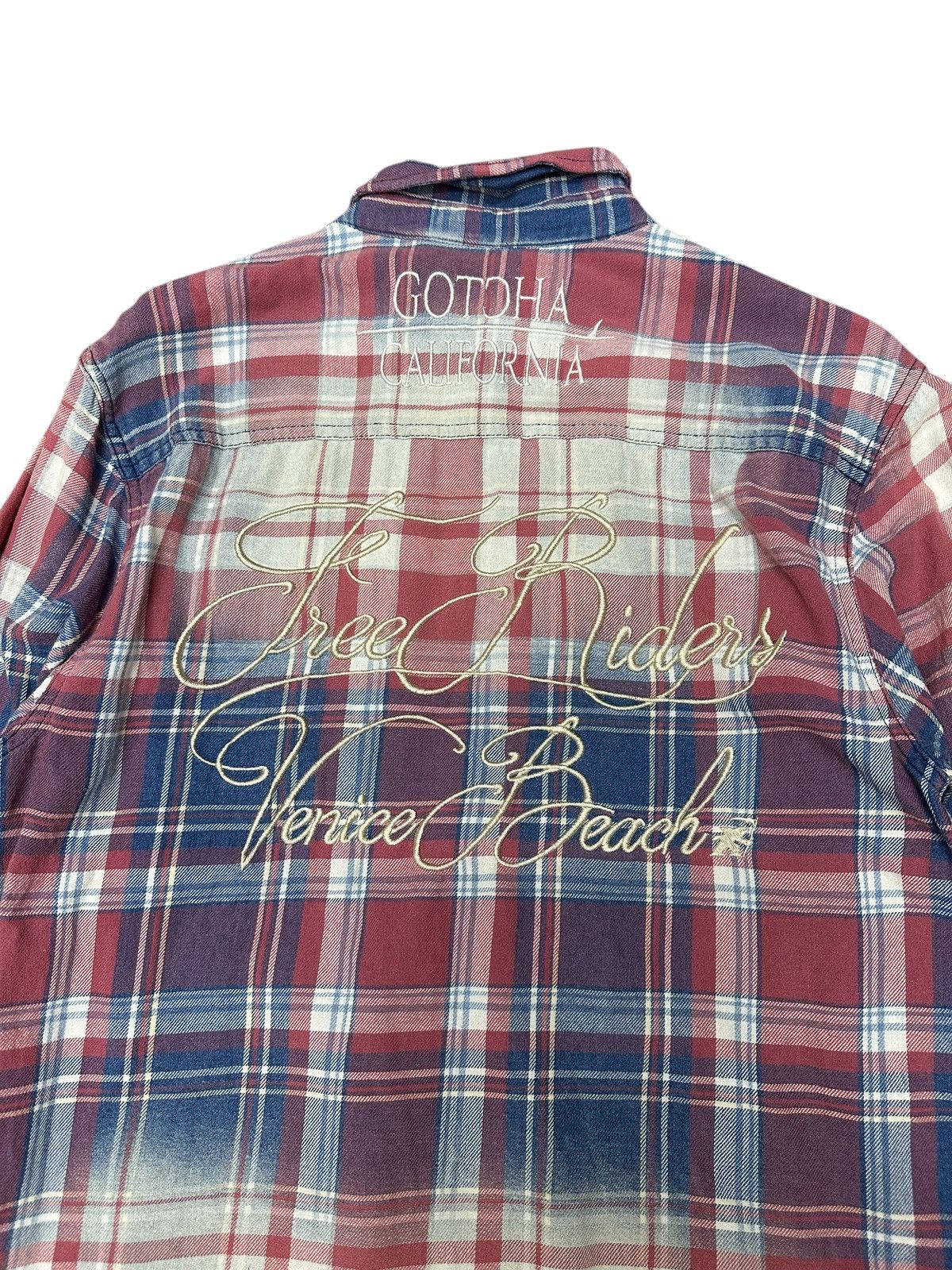 20471120 2000s GOTCHA POEM TARTAN JUNYA CDG STYLE SHIRT BUTTON Size US M / EU 48-50 / 2 - 2 Thumbnail