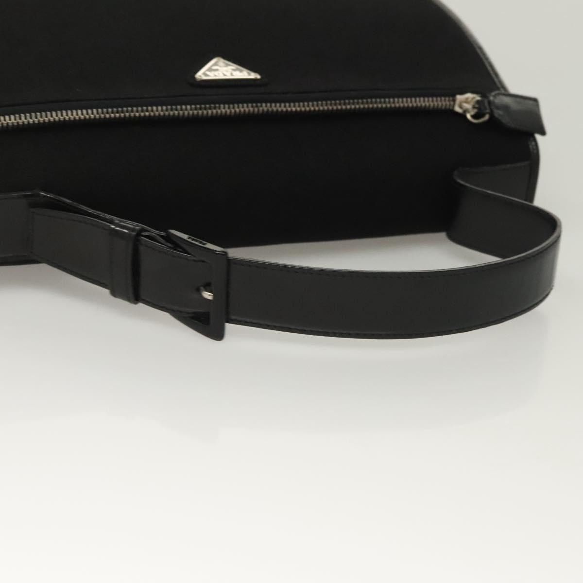 Prada PRADA Hand Bag Canvas Black Silver Size ONE SIZE - 7 Thumbnail