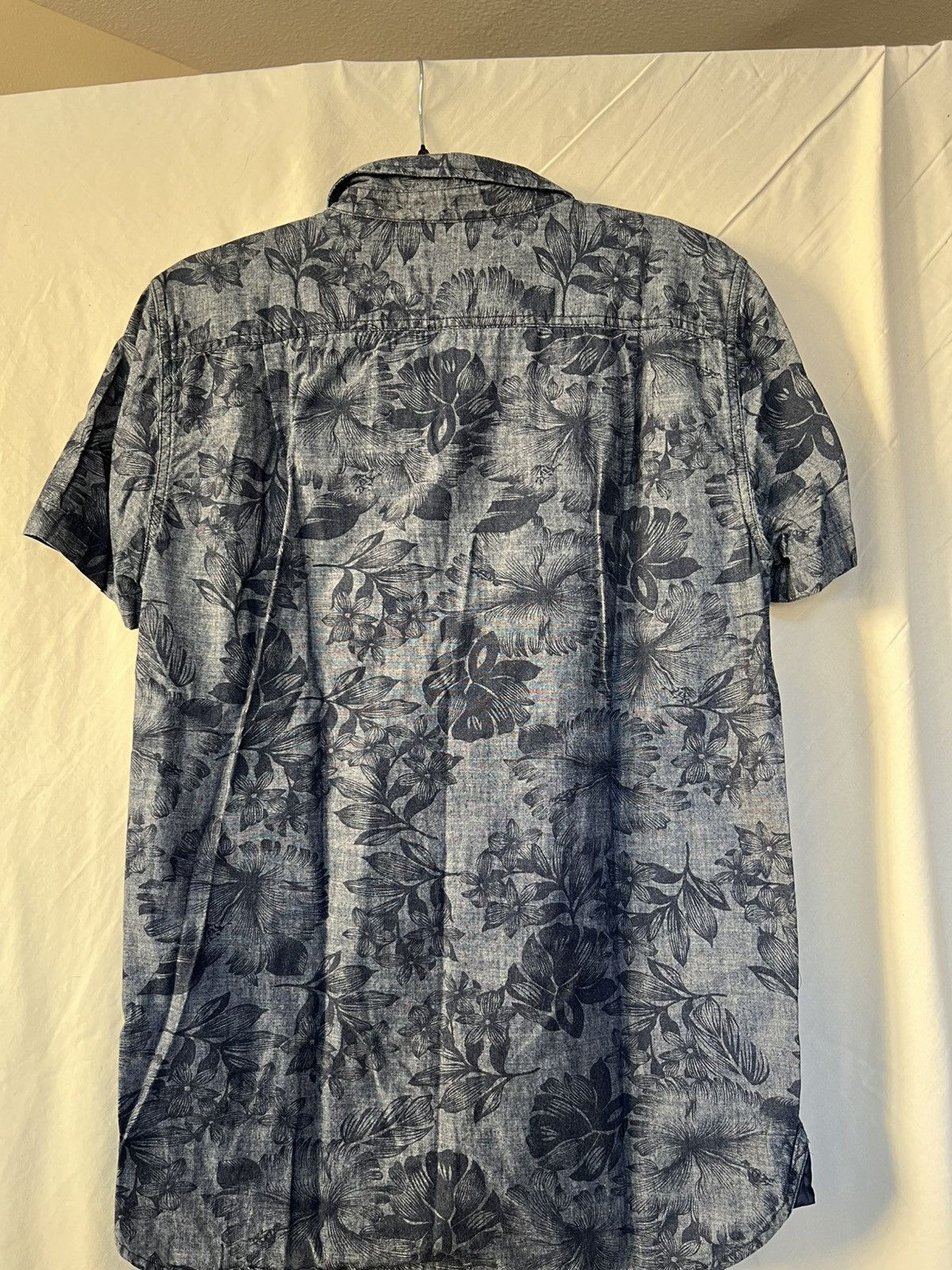 Superdry Superdry Denim Floral Button-Up Casual Button-Down Shirt Size US L / EU 52-54 / 3 - 5 Thumbnail