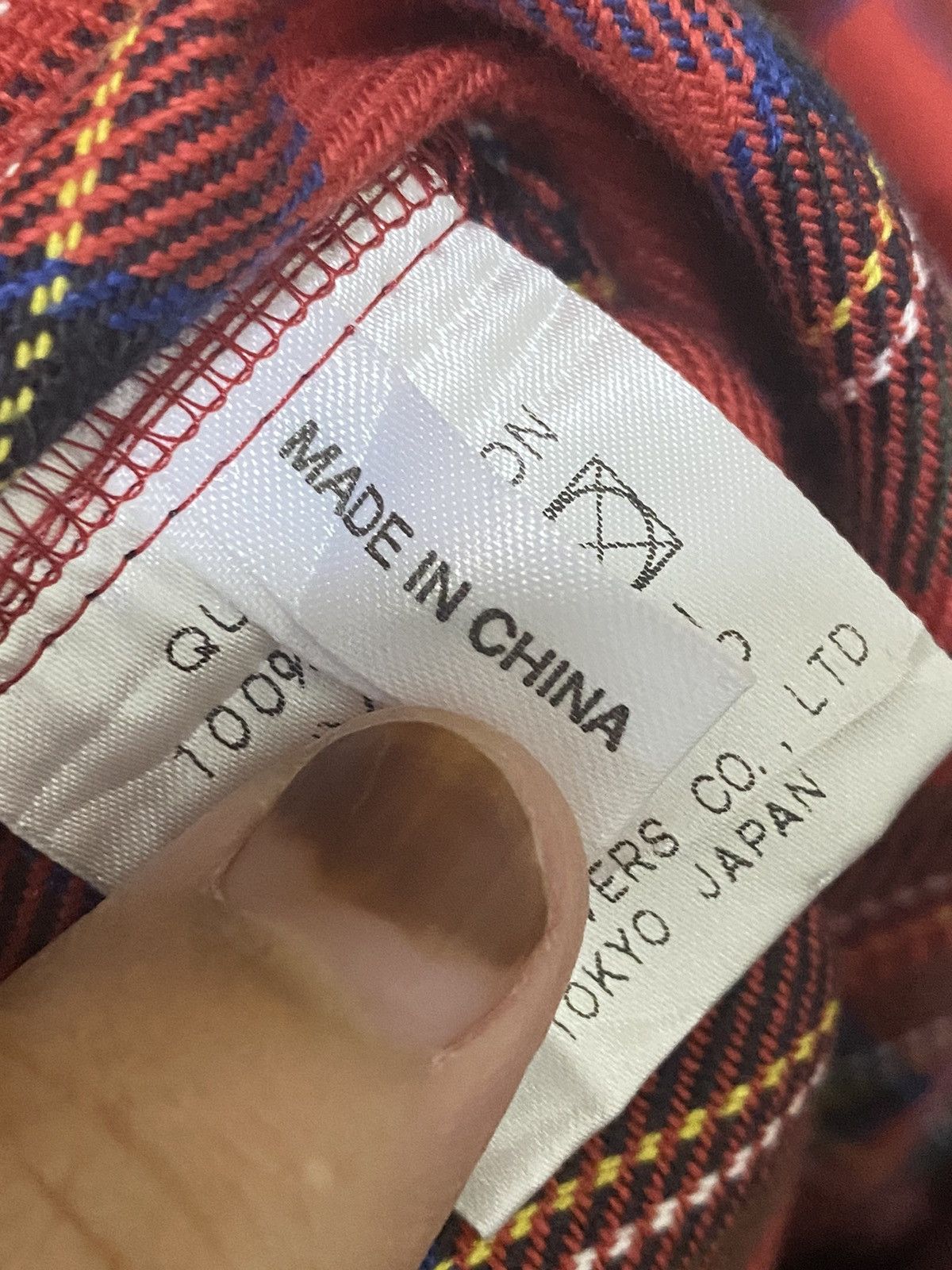 Japanese Brand × Vintage Super Lovers Tartan Jacket Size US M / EU 48-50 / 2 - 14 Thumbnail