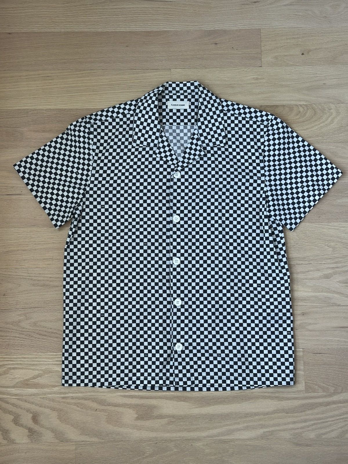 Other Flaneur Homme Men’s Button Down Checkered Shirt Size US L / EU 52-54 / 3 - 1 Thumbnail