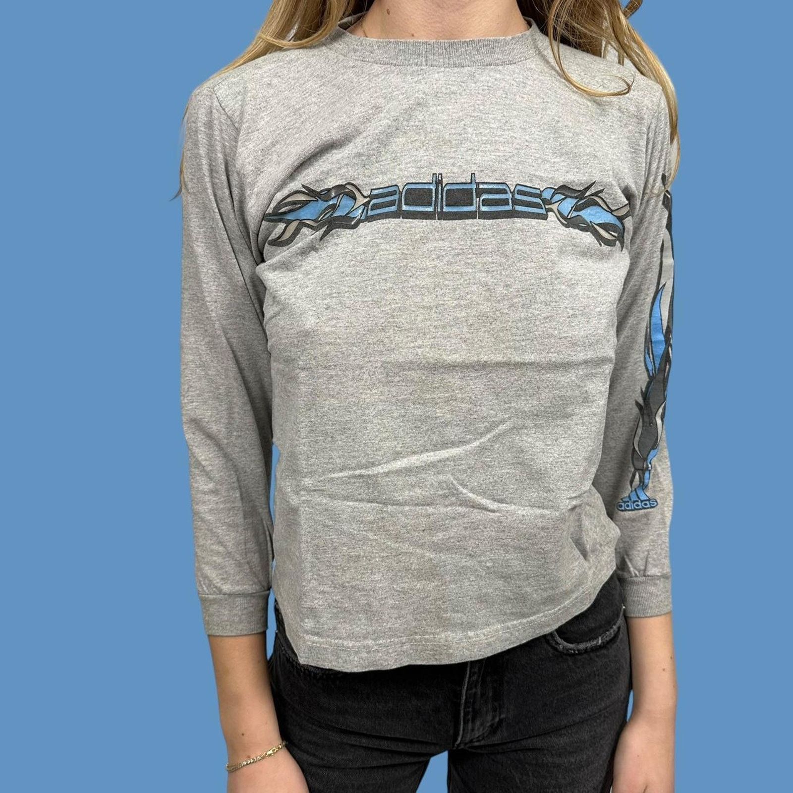 Adidas Vintage womens adidas longsleeve length Size S / US 4 / IT 40 - 1 Thumbnail
