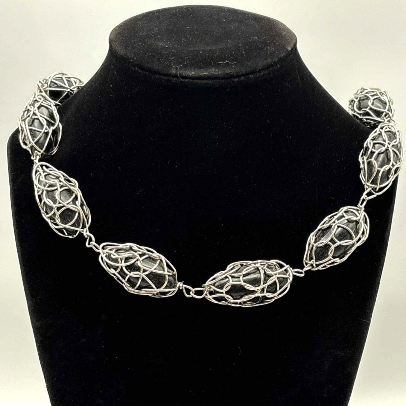 Other Silver & Black Necklace Size ONE SIZE - 1 Thumbnail