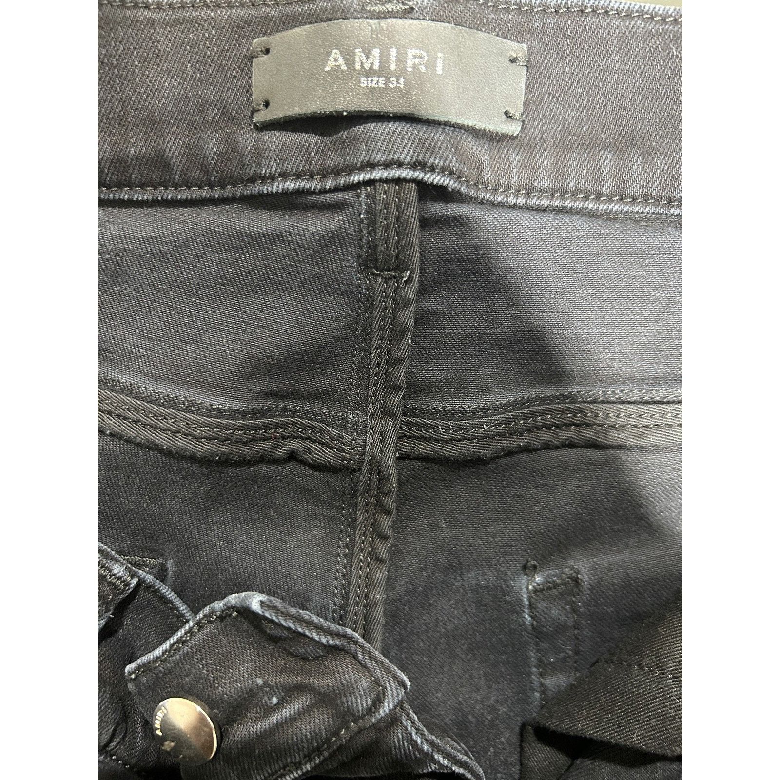 Amiri AMIRI BANDANA PATCHWORK SKINNY JEAN SIZE 34 PREOWNED Size US 32 / EU 48 - 5 Thumbnail