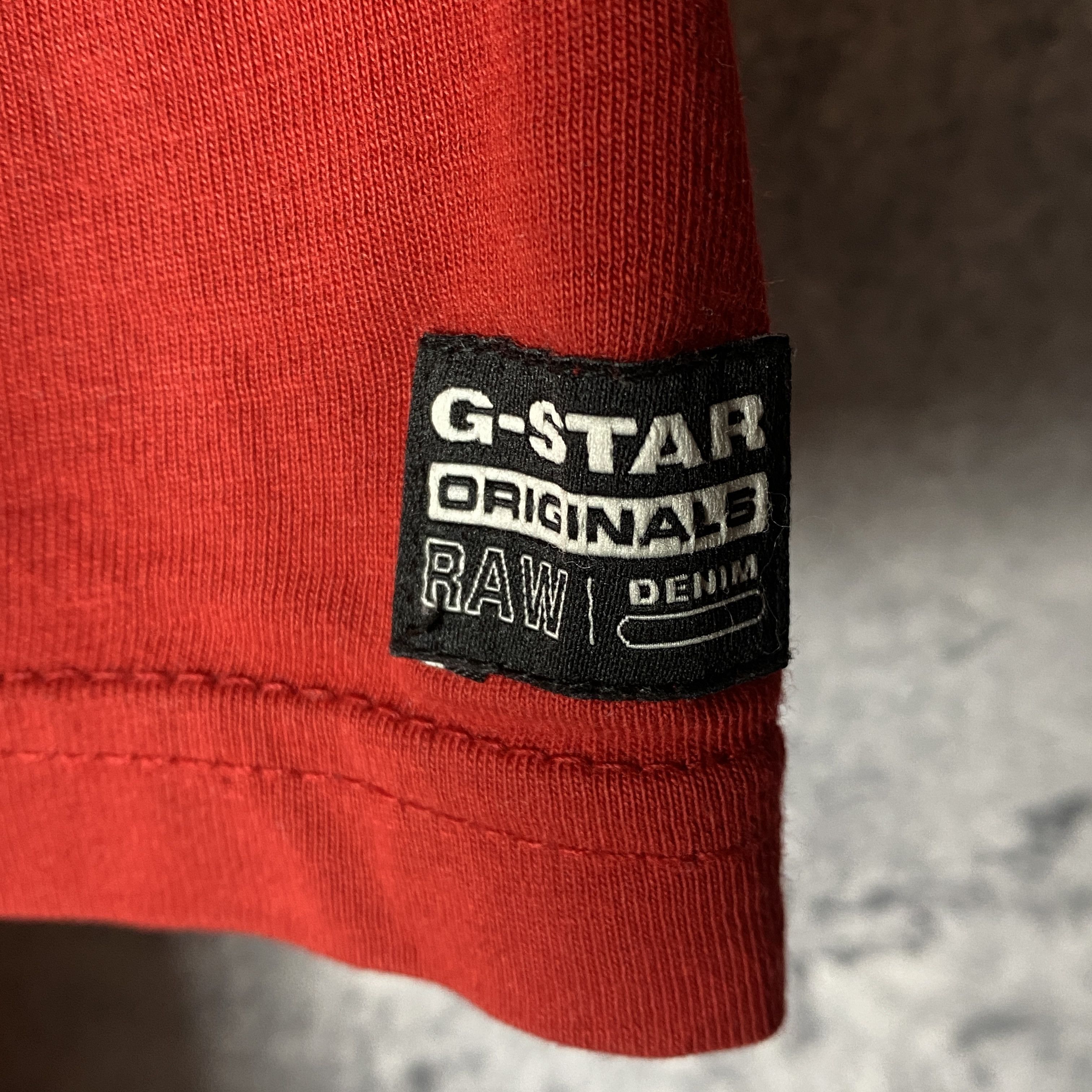 G-Star G Star Raw Tee Men's Size M Red Short Sleeve Size US M / EU 48-50 / 2 - 4 Thumbnail