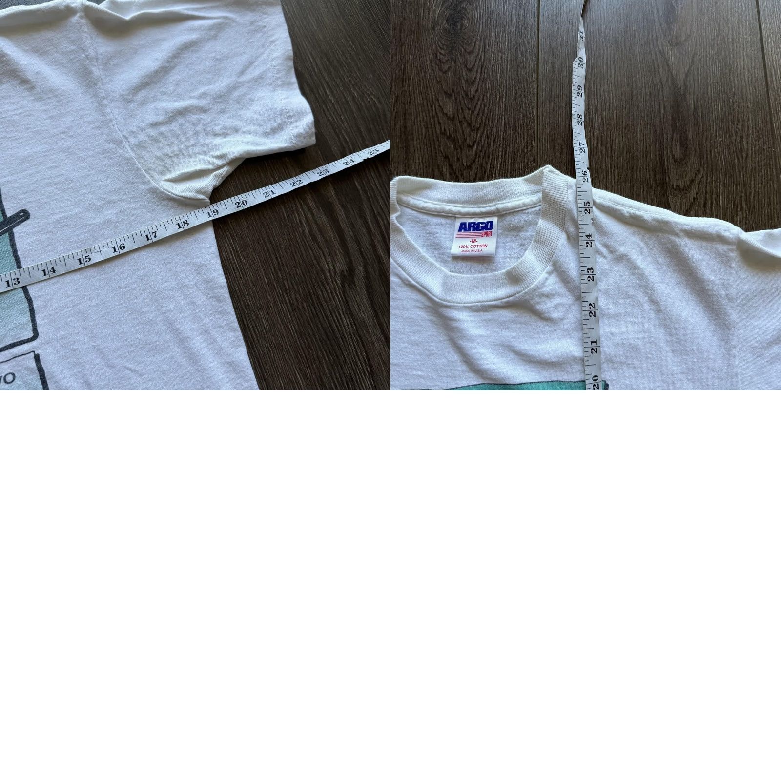 Vintage VINTAGE Argo Sport Mens Medium White Brain On Drugs Eggs Graphic Tee Shirt Size US M / EU 48-50 / 2 - 8 Thumbnail