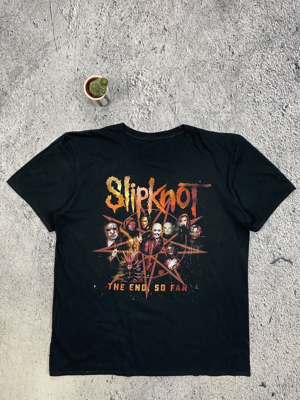 Slipknot × Vintage Slipknot Tee T-shirt 2015 USA streetwear Vintage Size US XL / EU 56 / 4 - 1 Thumbnail