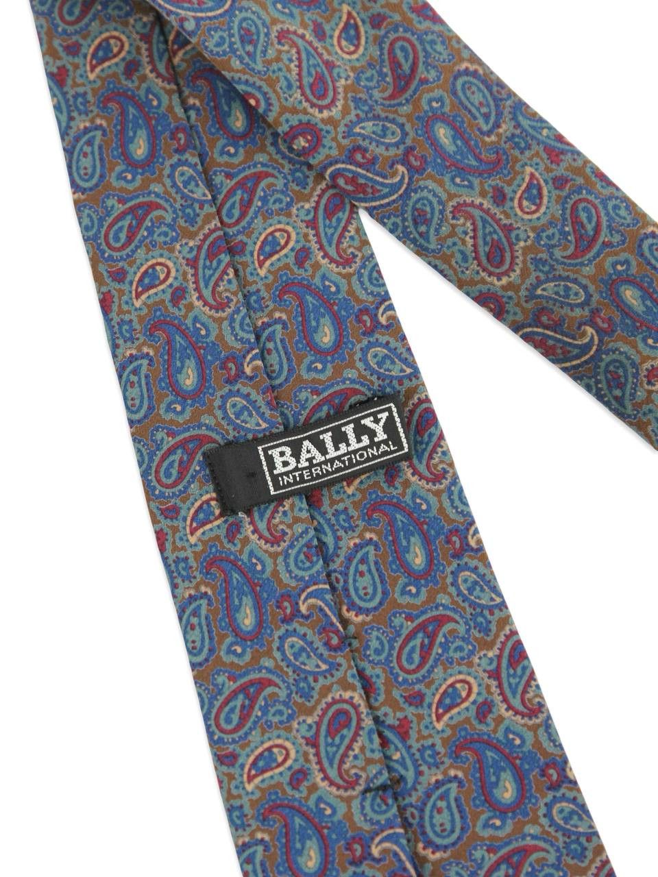Bally BALLY Silk tie with pattern Size ONE SIZE - 3 Thumbnail