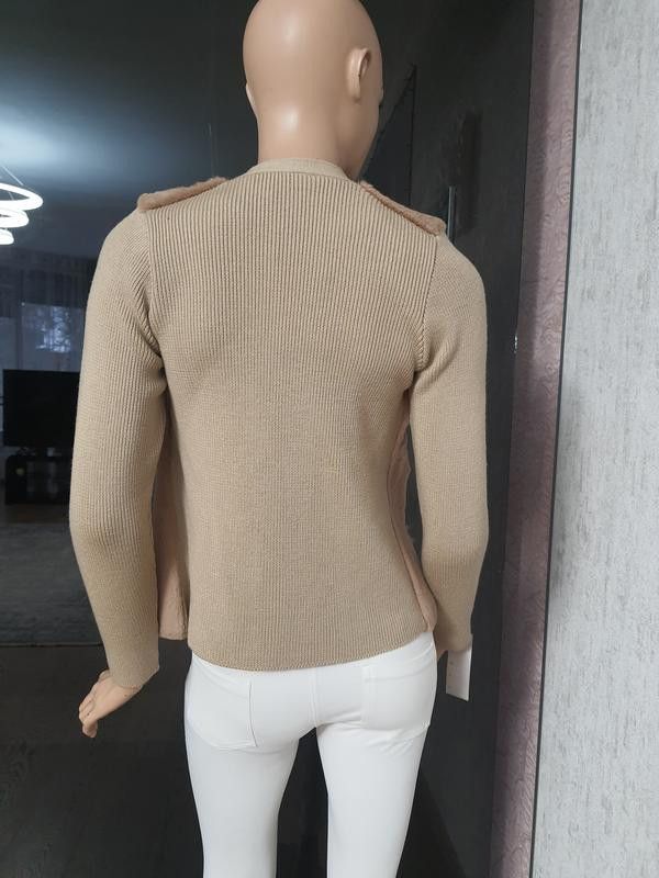 Other Lana wool merinos knitwear cardigan fur S Riccardo Danieli Size M / US 6-8 / IT 42-44 - 2 Thumbnail