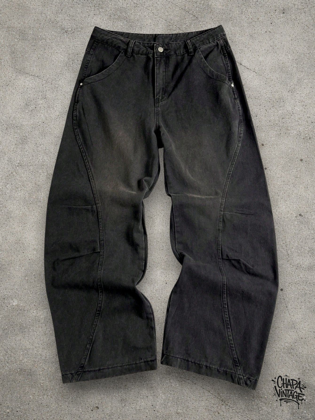 Vintage Washed gray jeans Size US 32 / EU 48 - 1 Thumbnail