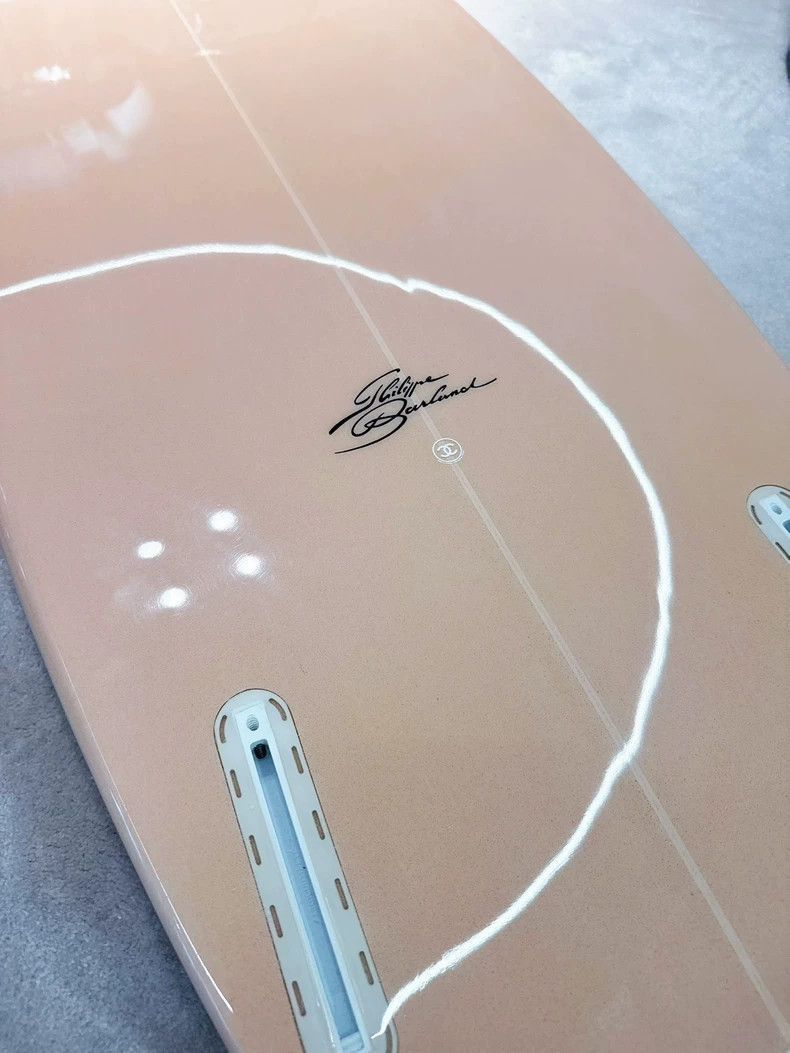 Chanel Chanel Pink Large Logo Carbon Fiber Surfboard Size ONE SIZE - 5 Thumbnail