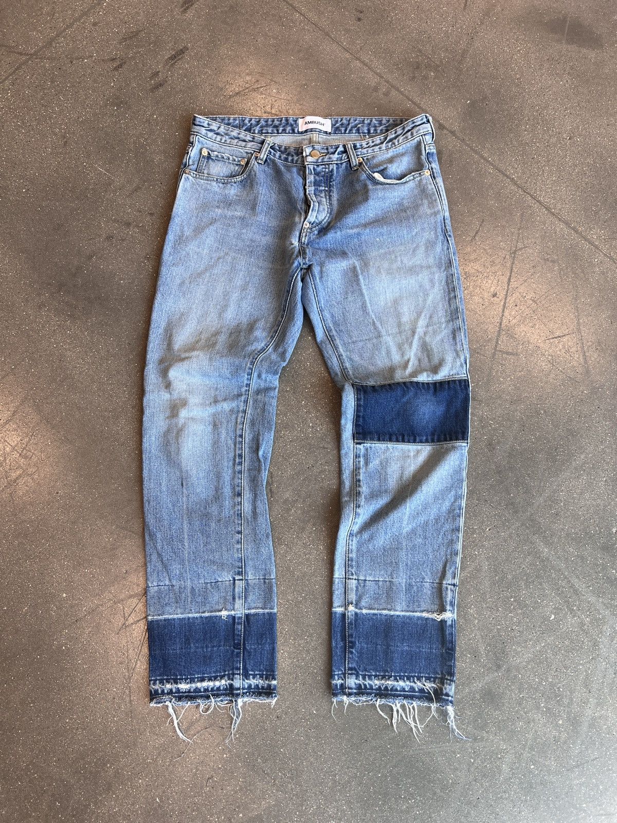 Ambush Design Ambush Reflective Paint Denim | Grailed
