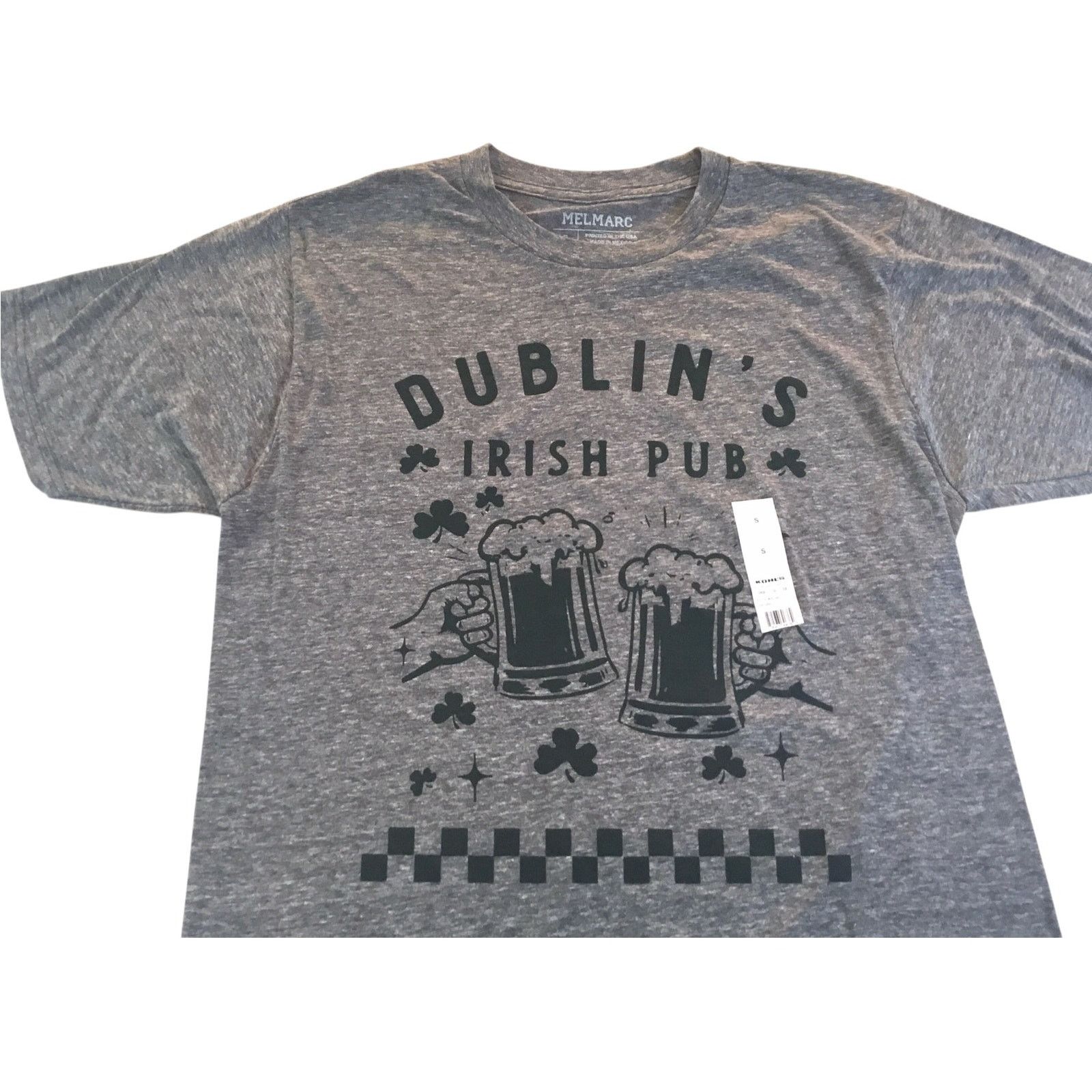 Other Dublin's Irish Pub T-Shirt Gray Green NWT Small New Size US S / EU 44-46 / 1 - 2 Thumbnail