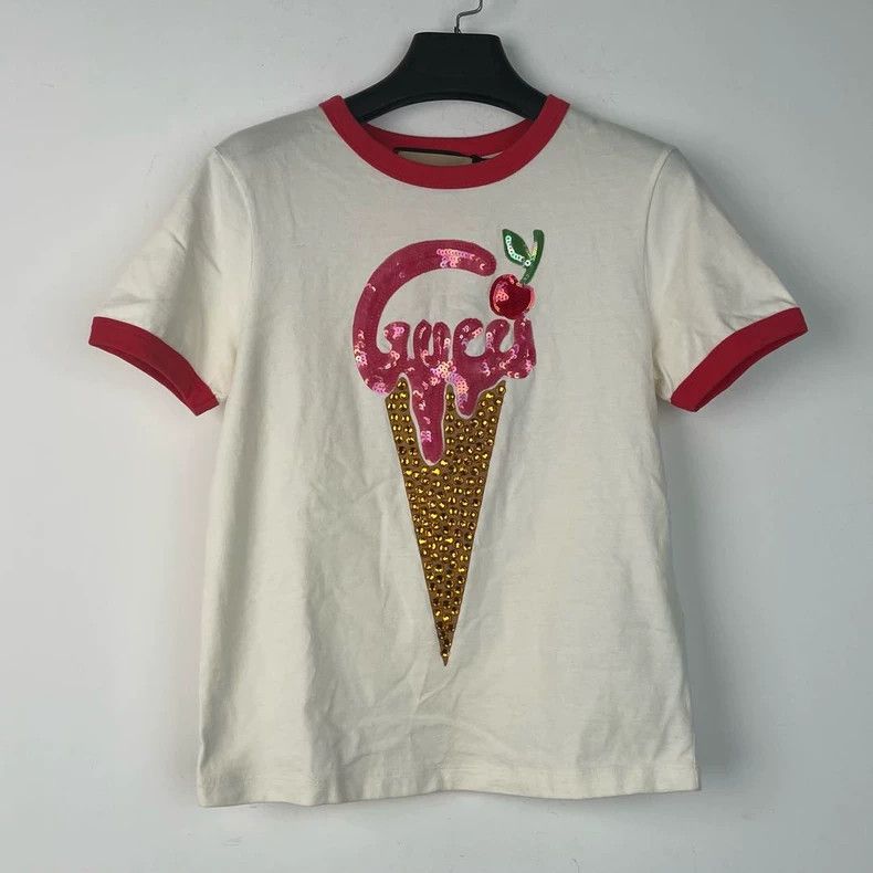 Gucci Gucci 23SS ice cream short-sleeved T-shirt 2503-Nextarrow Size US S / EU 44-46 / 1 - 1 Thumbnail