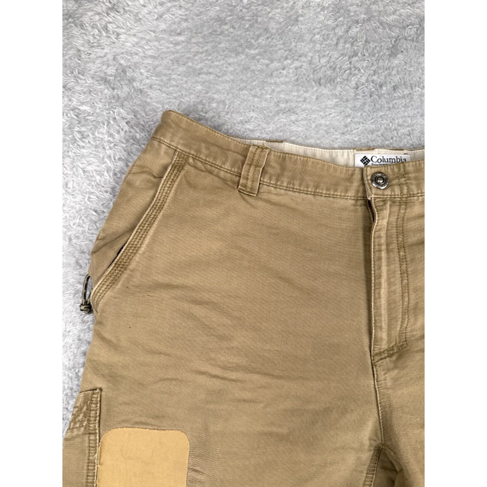 Vintage VINTAGE Columbia Shorts Mens 36 Beige Cargo Carpenter Cotton Patches 36x9 Size US 36 / EU 52 - 4 Thumbnail