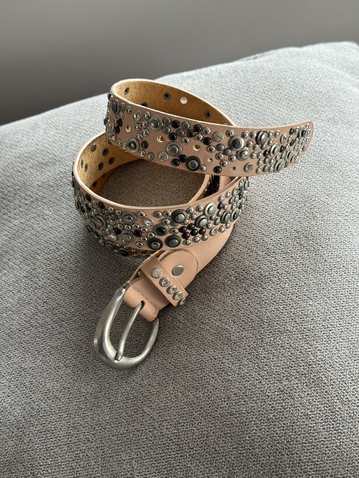 Other Vintage Y2K Leather Glamour Number Nine Style Belt Size ONE SIZE - 1 Thumbnail