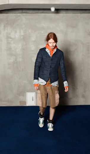 Kolor SS2011 KOLOR GLIMPSES DOUBLE LAYER CASUAL JACKET #8983-44 Size US S / EU 44-46 / 1 - 1 Thumbnail
