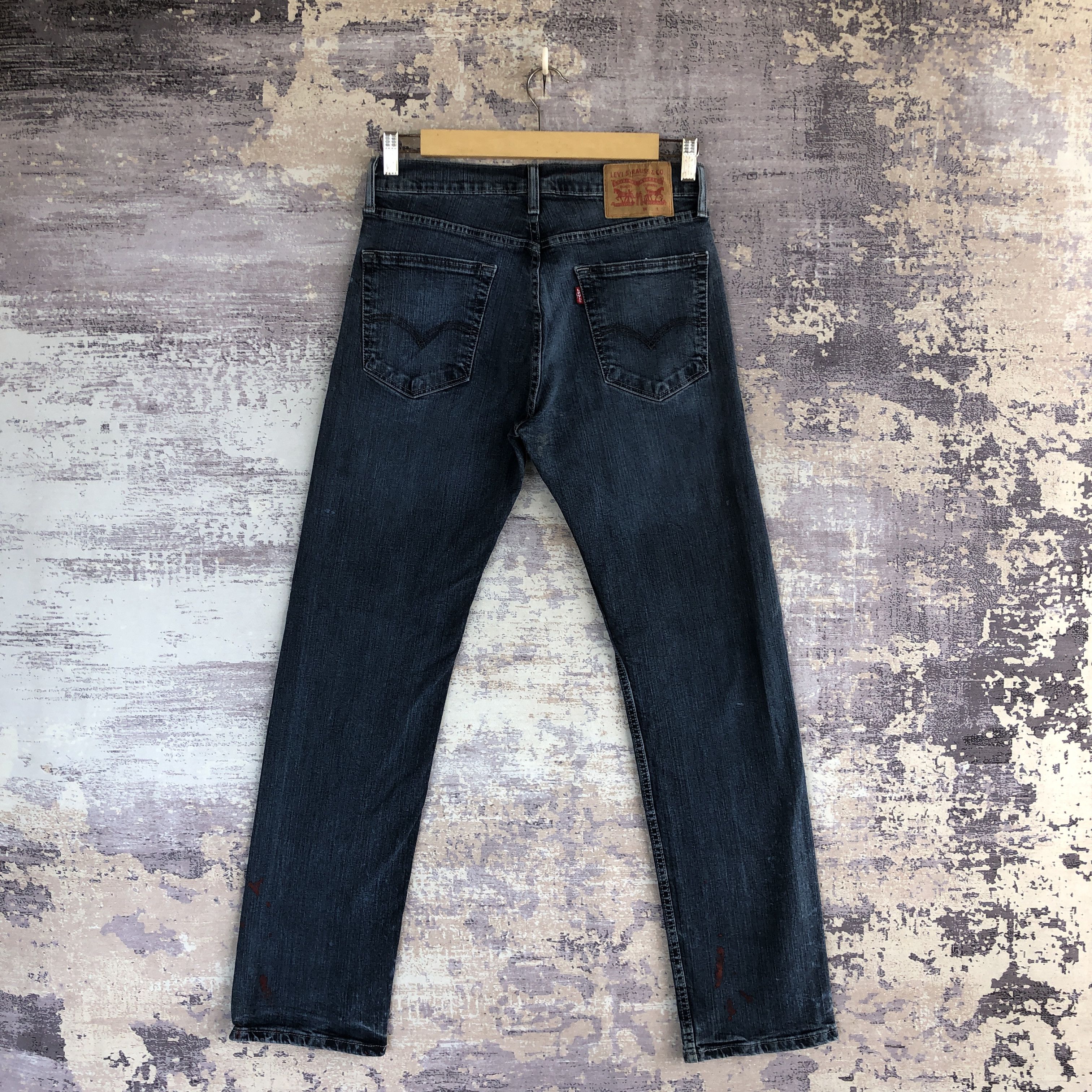 Levi's Vintage Levis 505 Paint Splatter Jeans Levis Faded Denim Size US 30 / EU 46 - 2 Thumbnail