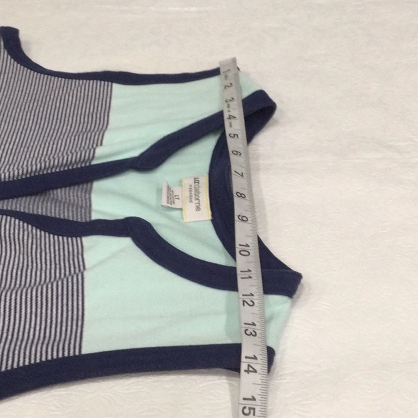 Other Liz Claiborne Weekend Stripe Sleeveless Midi Dress Size LT Size L / US 10 / IT 46 - 16 Thumbnail