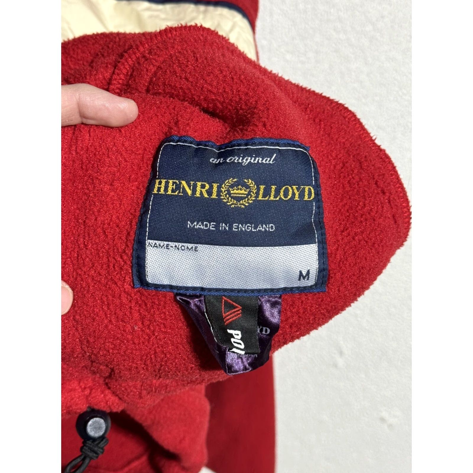 Henri Lloyd VINTAGE Henri Lloyd Red 1/4 Zip Fleece Jacket M Men Regular 90s Outdoor Embroidered Logo England Polyester Size US M / EU 48-50 / 2 - 6 Thumbnail