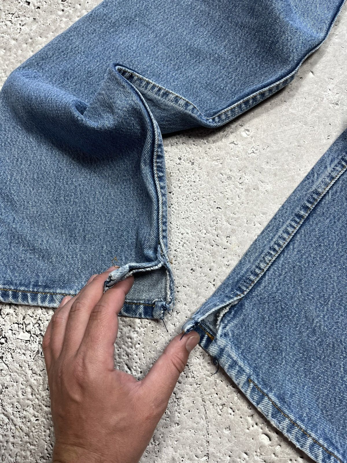 Levi's Levi’s 501 Light Blue Jeans 32x34 Made in Spain Paint Marks Size US 32 / EU 48 - 6 Thumbnail