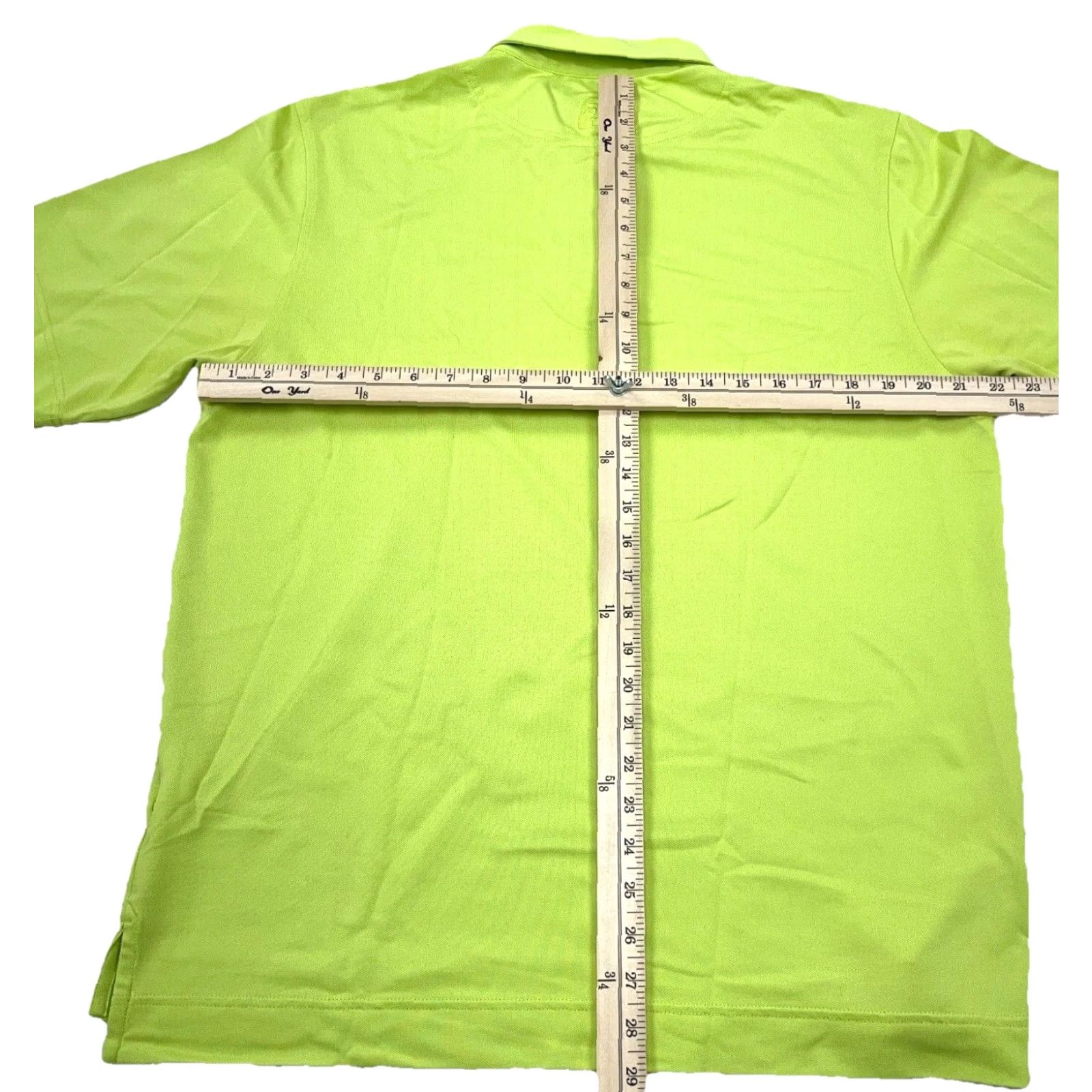 Footjoy FootJoy Polo Shirt Men M Green Performance Golf Wicking Quick Dry Lime Shirt Mens Short Sleeve Polo Size US M / EU 48-50 / 2 - 7 Thumbnail