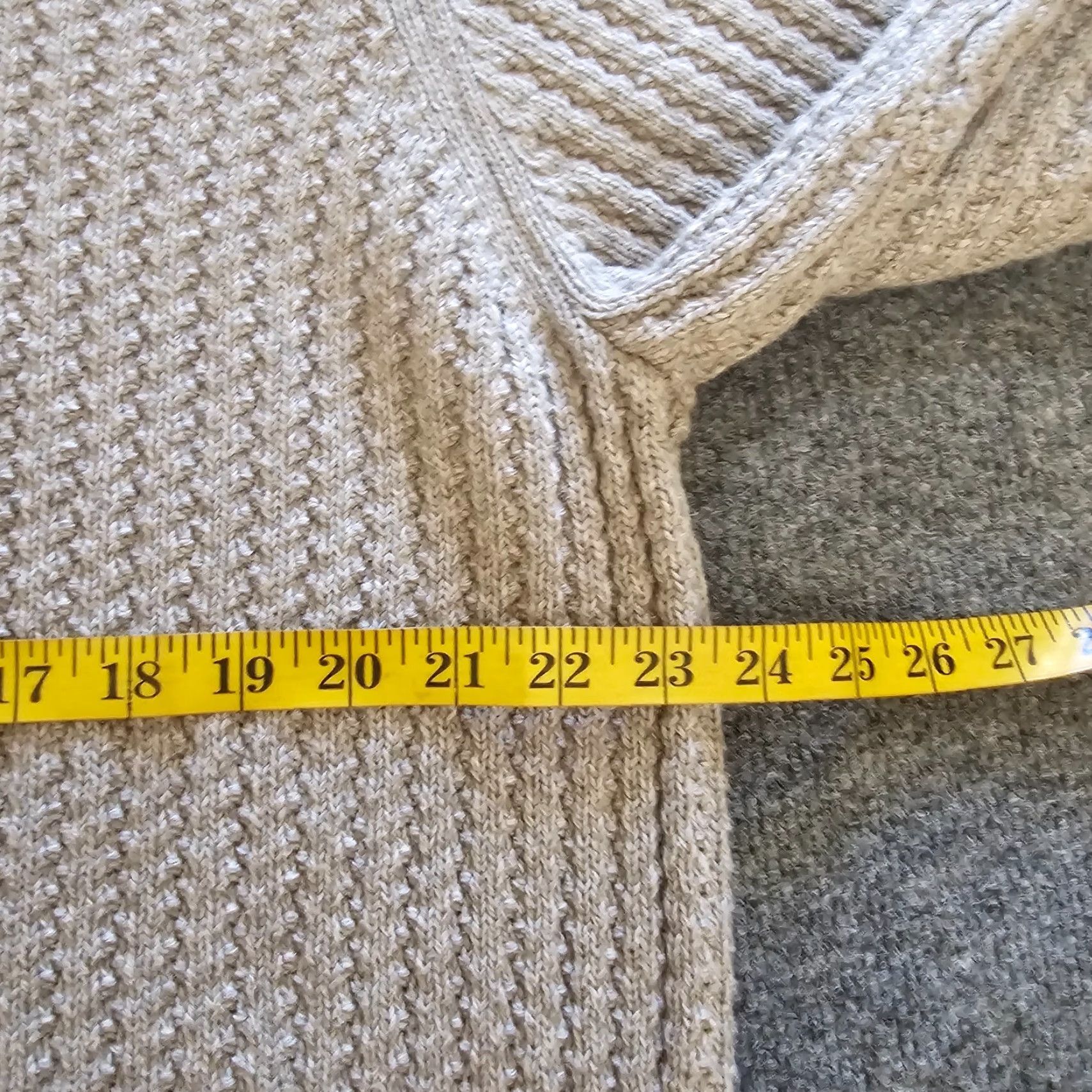Eddie Bauer VINTAGE Eddie Bauer Sweater Mens Large Tall Beige Ribbed Knit Long Sleeve Henley Size US L / EU 52-54 / 3 - 5 Thumbnail