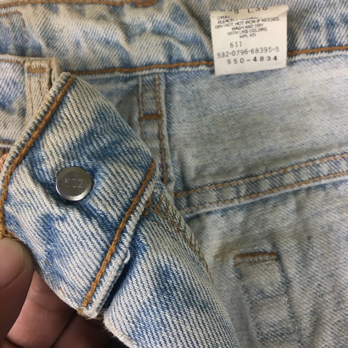 Levi's Vintage 90s Levi’s 550 Relaxed Fit Tapered Leg Size US 38 / EU 54 - 13 Thumbnail