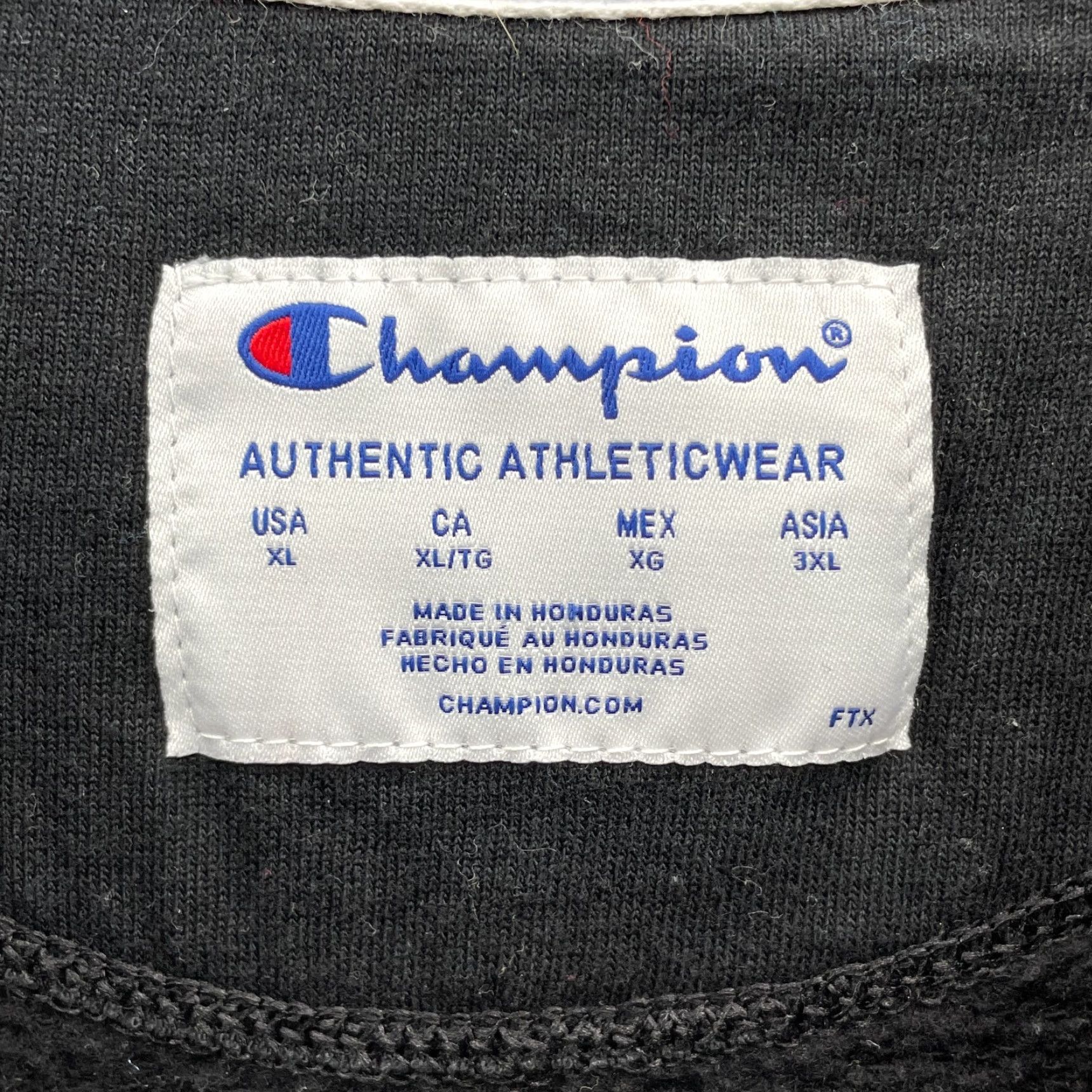 Champion VINTAGE Champion Sweatshirt Men XL Black Logo Sportswear 90s Athletic Casual Comfort Gym Size US XL / EU 56 / 4 - 5 Thumbnail
