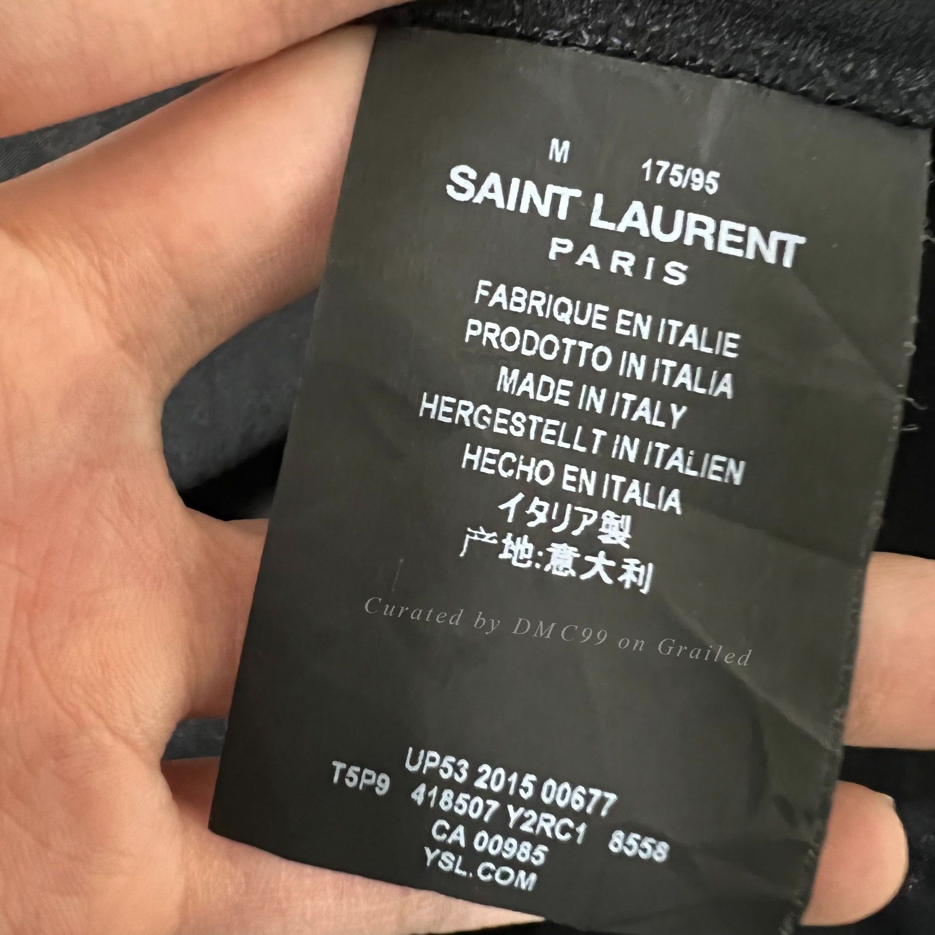 Saint Laurent Paris Saint Laurent Short-Sleeve T-Shirt Size M Size US M / EU 48-50 / 2 - 4 Thumbnail