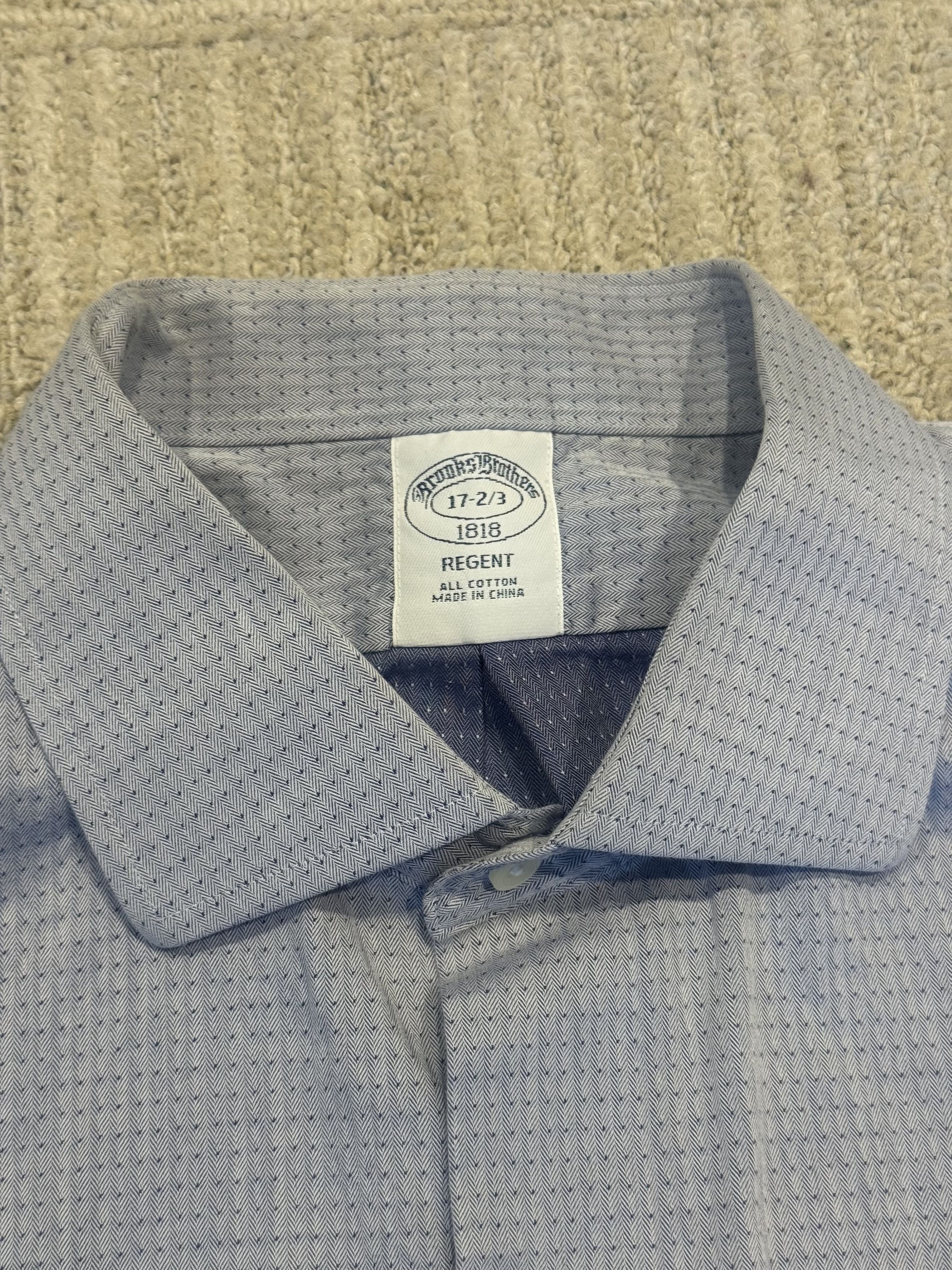 Brooks Brothers Brooks Brothers Button Up Shirt Size US L / EU 52-54 / 3 - 3 Thumbnail