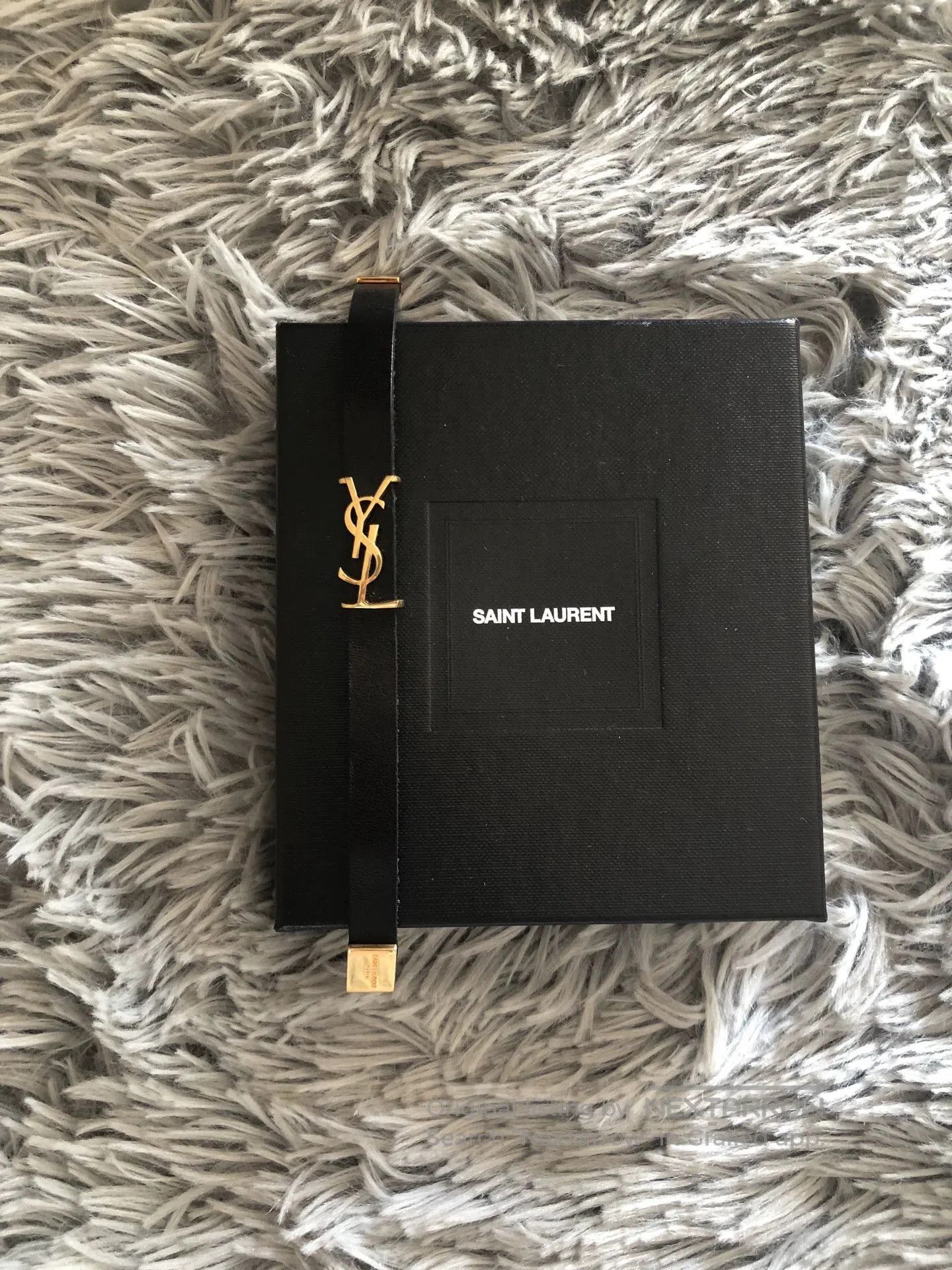 Saint Laurent Paris Saint Laurent Gold Logo Bracelet. Size ONE SIZE - 1 Thumbnail