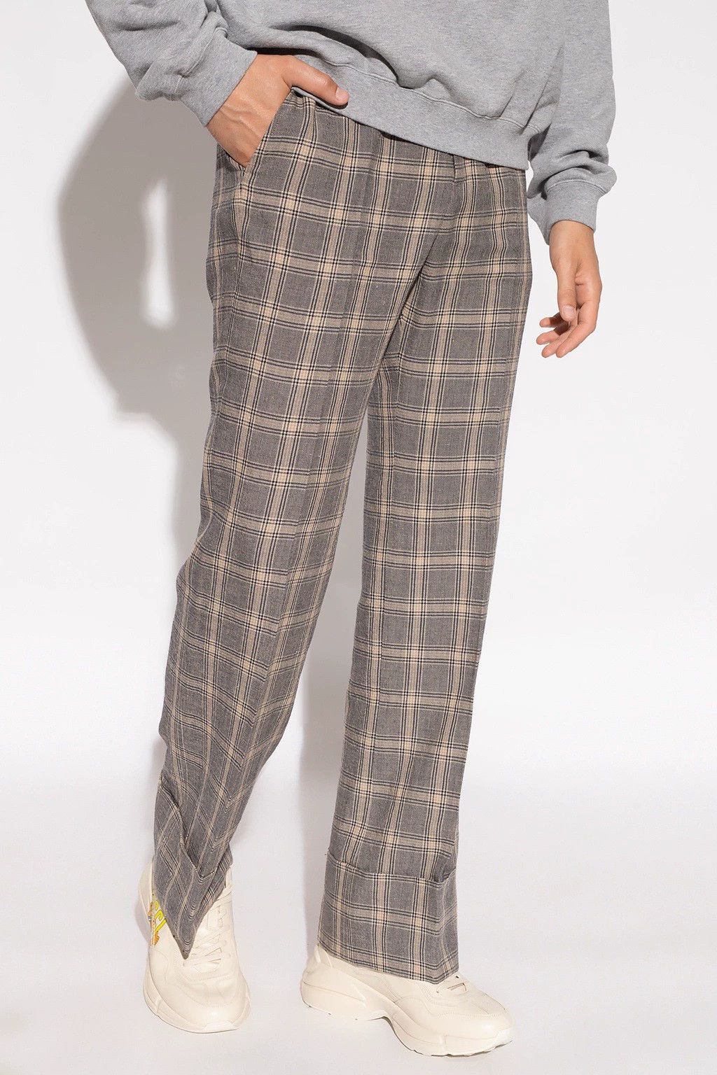 Gucci GUCCI 1921 Series Linen Wool Trousers Old Money Size US 34 / EU 50 - 1 Thumbnail