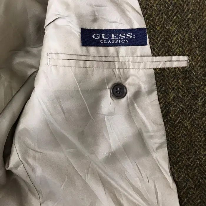 Guess Vtg GUESS CLASSICS USA 3 Button Blazer Sport Coat Suit Wool Size 40R - 5 Thumbnail