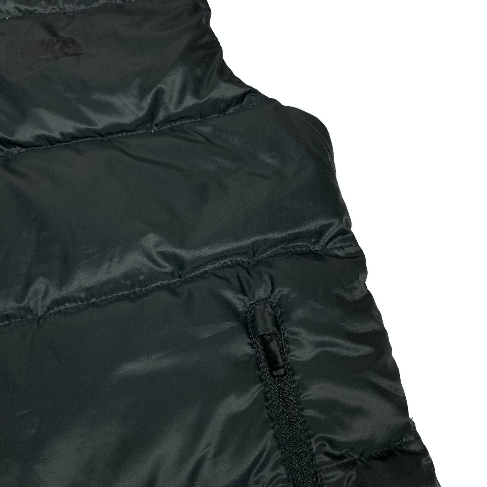 Nike Nike Women's Black Full Zip Hooded Down Puffer Vest Small Size S / US 4 / IT 40 - 10 Thumbnail