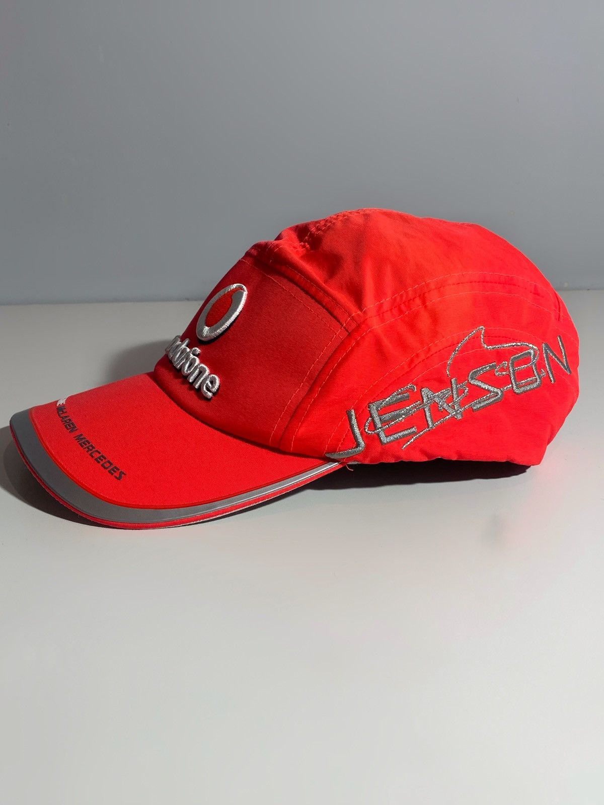 Mercedes-Benz Vintage Vodafone McLaren Mercedes 5 panel Cap Size ONE SIZE - 10 Thumbnail