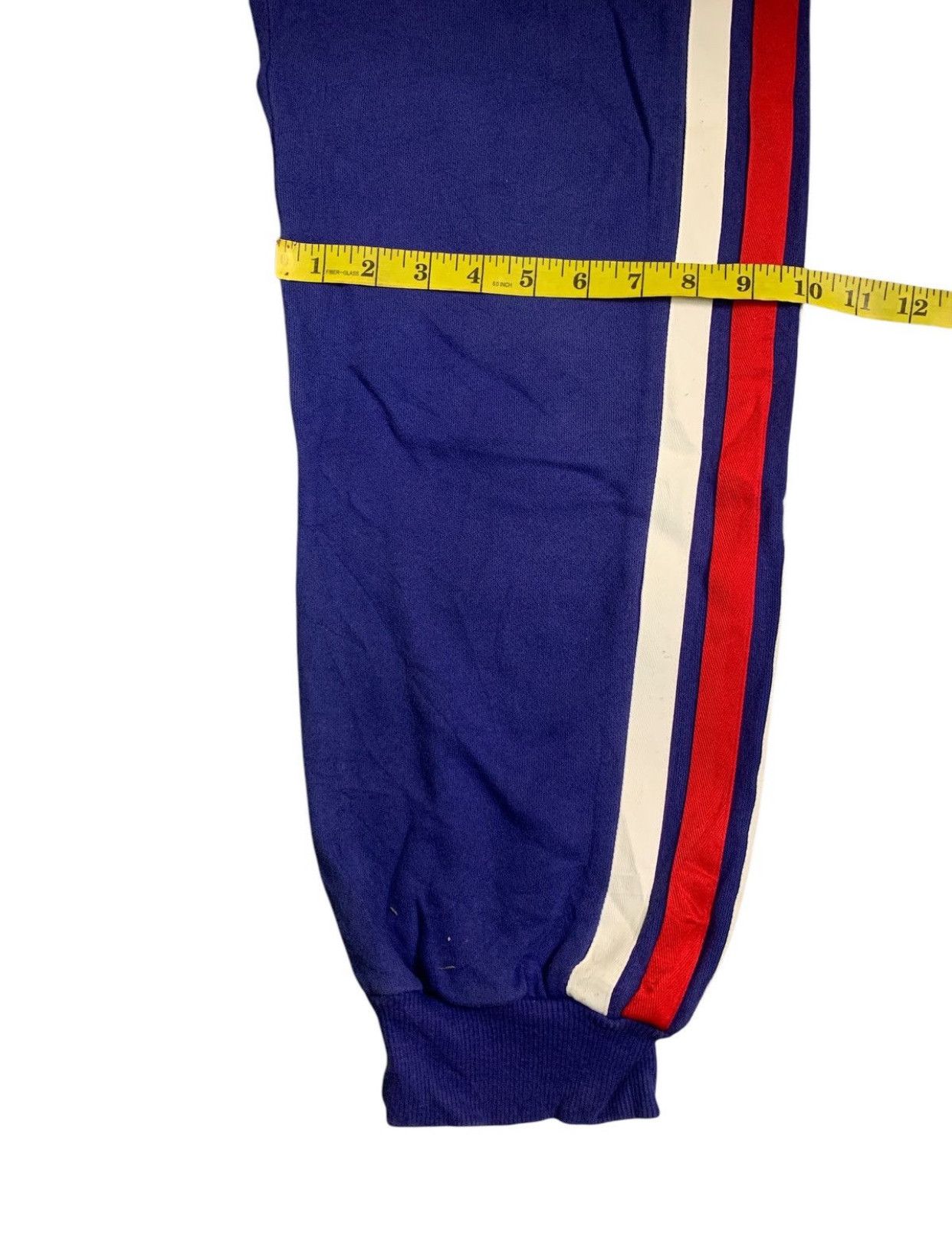 Adidas Rare Design Vintage Adidas France Stripe Jogger Pants Size US 26 / EU 42 - 15 Thumbnail