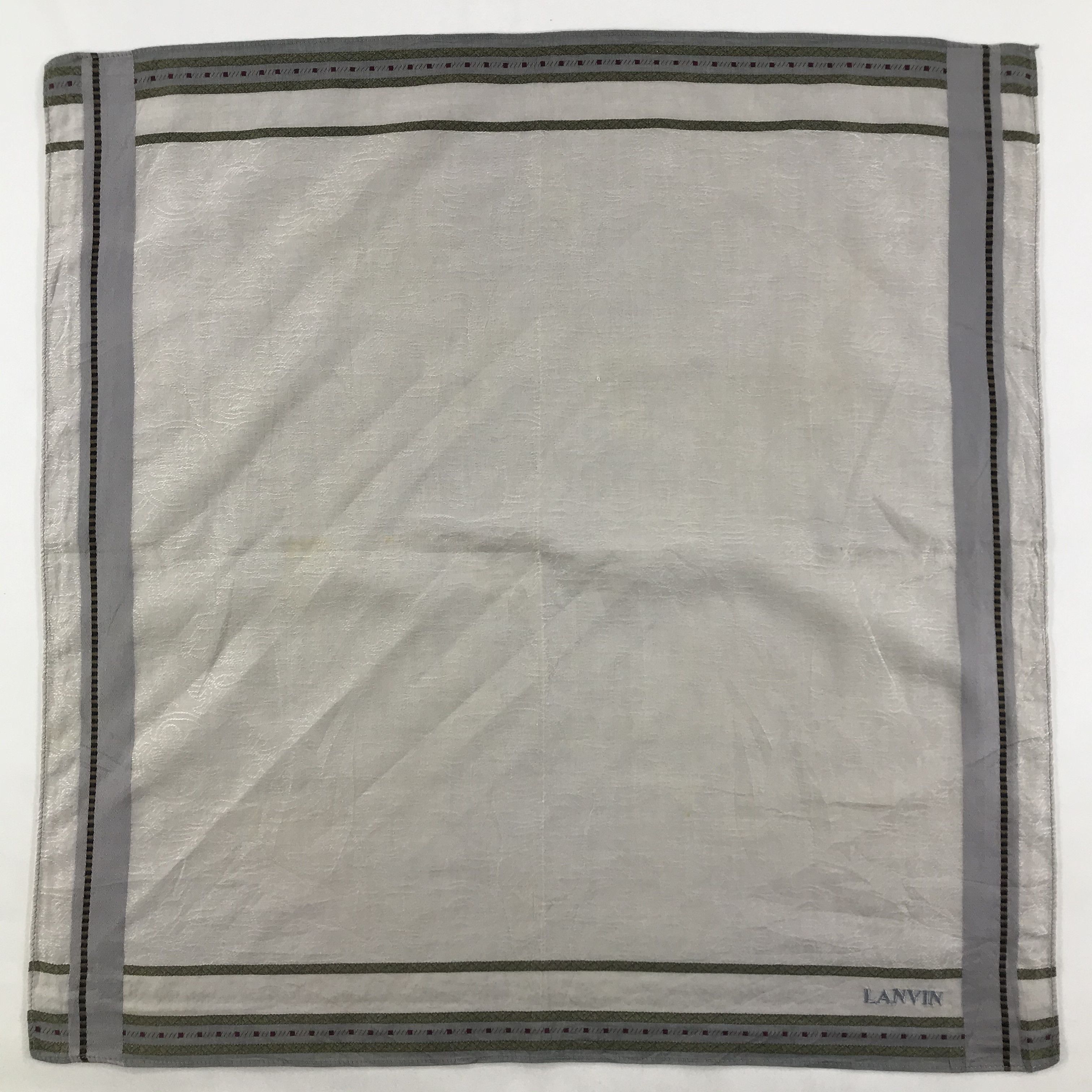 Lanvin × Vintage Lanvin Bandana / Handkerchief / Neckerchief - S1324 Size ONE SIZE - 1 Thumbnail