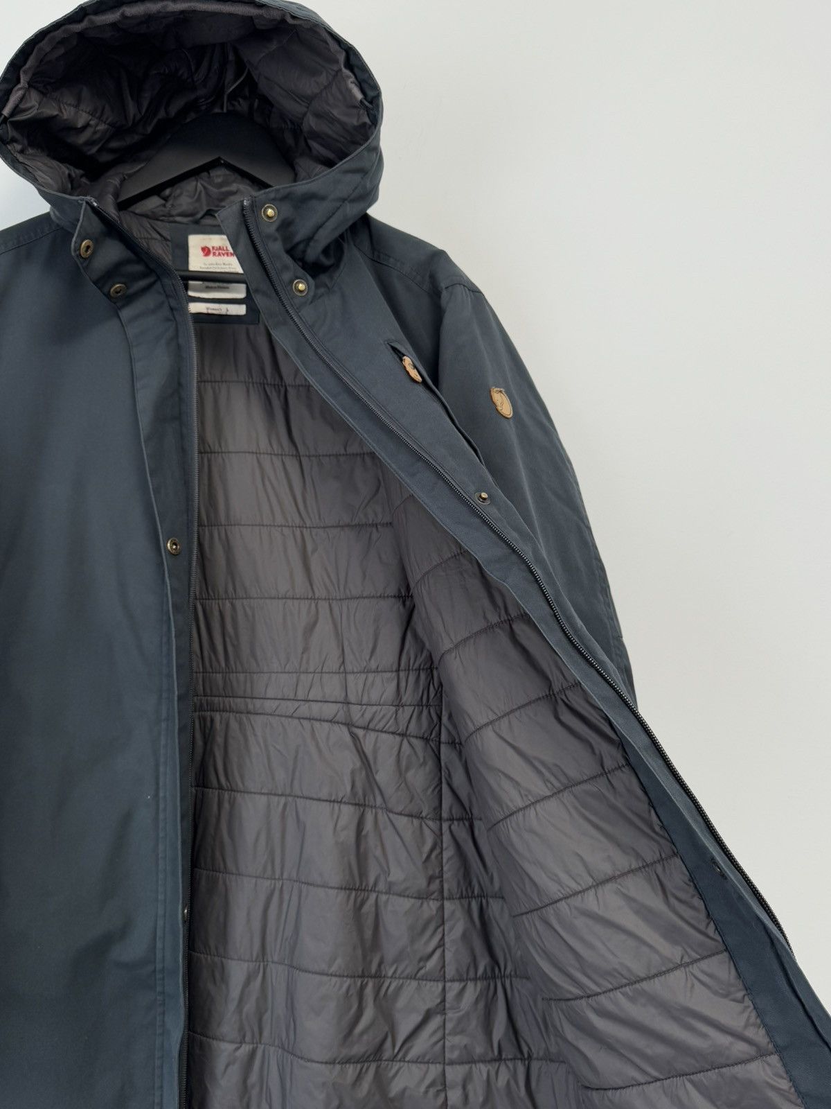 Fjallraven Fjallraven Kiruna Padded Parka Hooded Blue Navy Jacket Coat Size L / US 10 / IT 46 - 15 Thumbnail